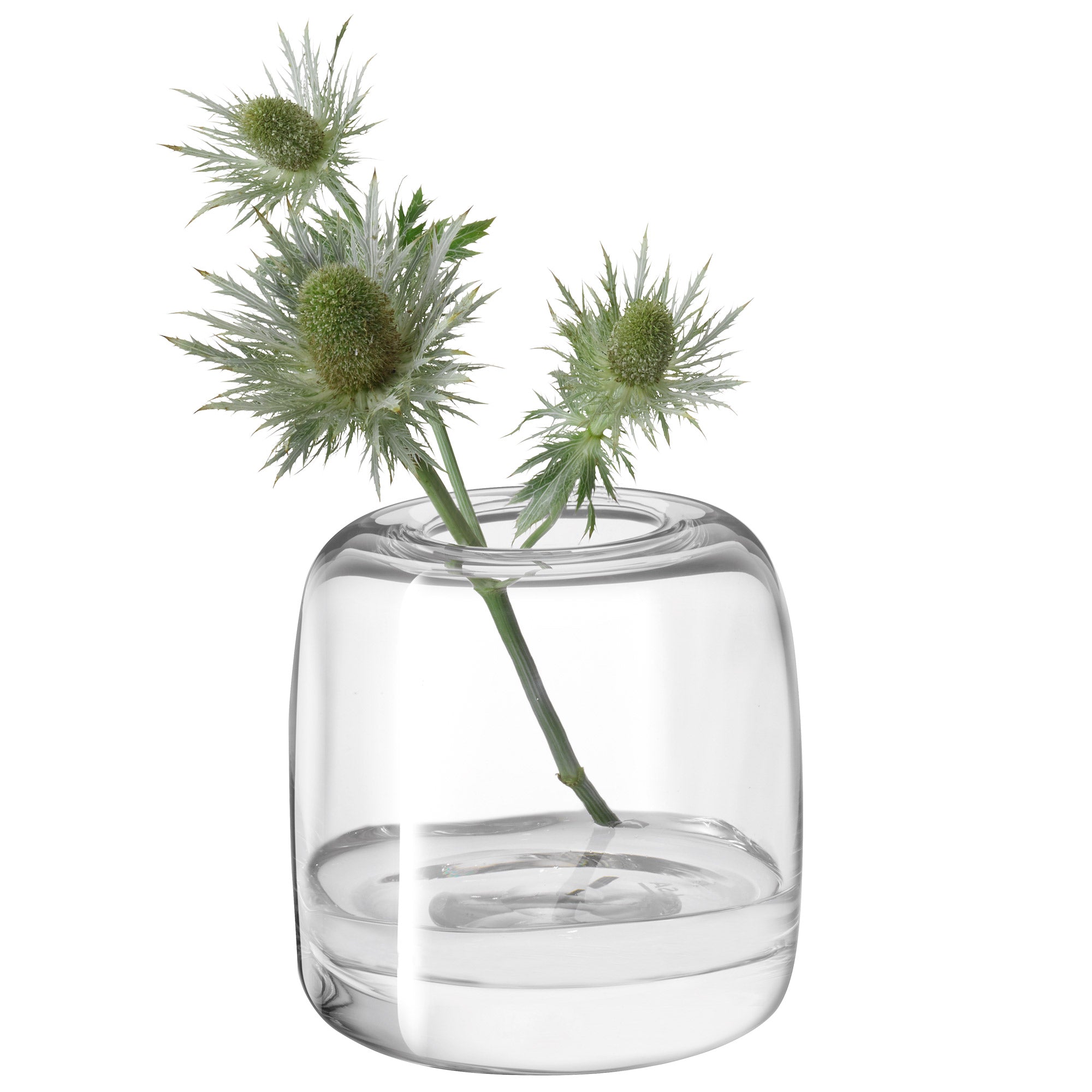 MELT VASE H15CM CLEAR