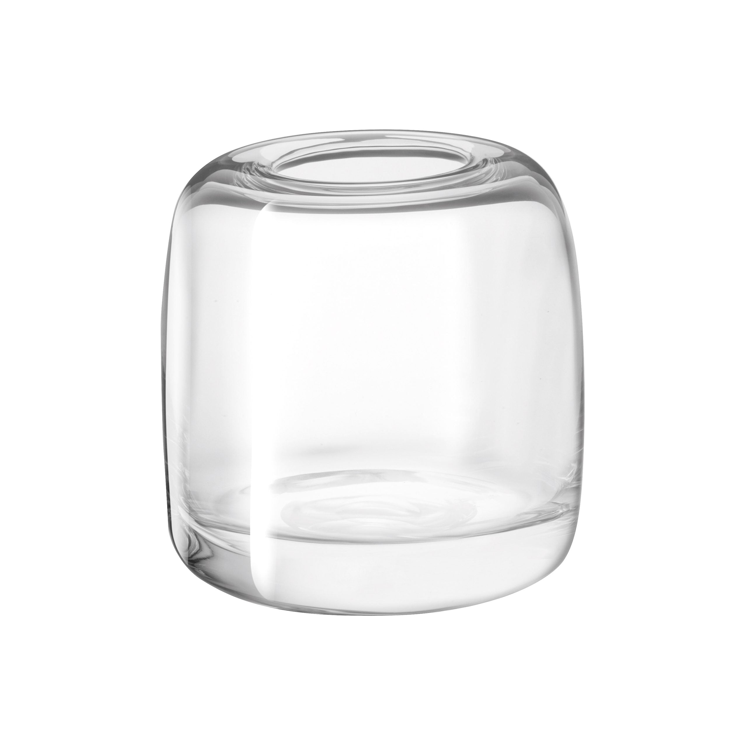 MELT VASE H15CM CLEAR