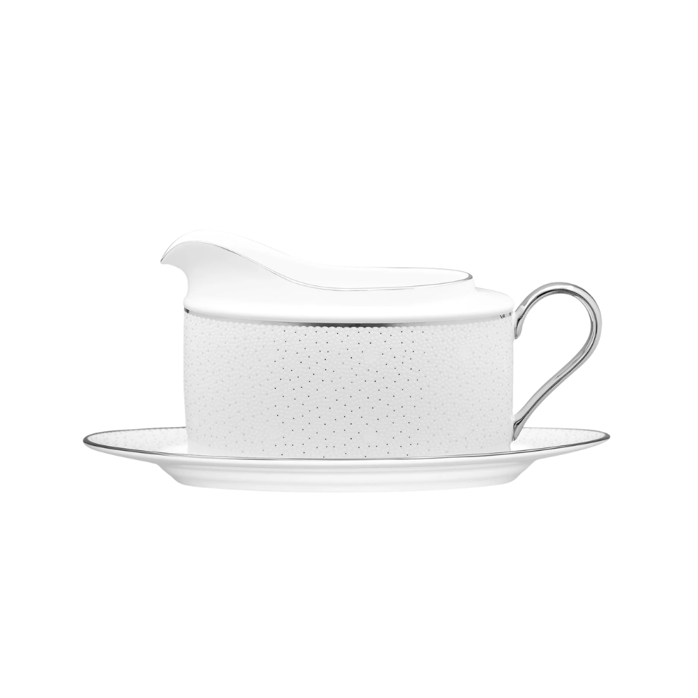 Noritake Gravy Boat With Saucer W/RD Handle 470ml - Broome Street (Bone China)