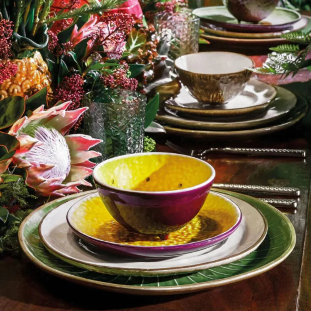 Bordallo Pinheiro Salad Bowl Passion Fruit-Tropical Fruits