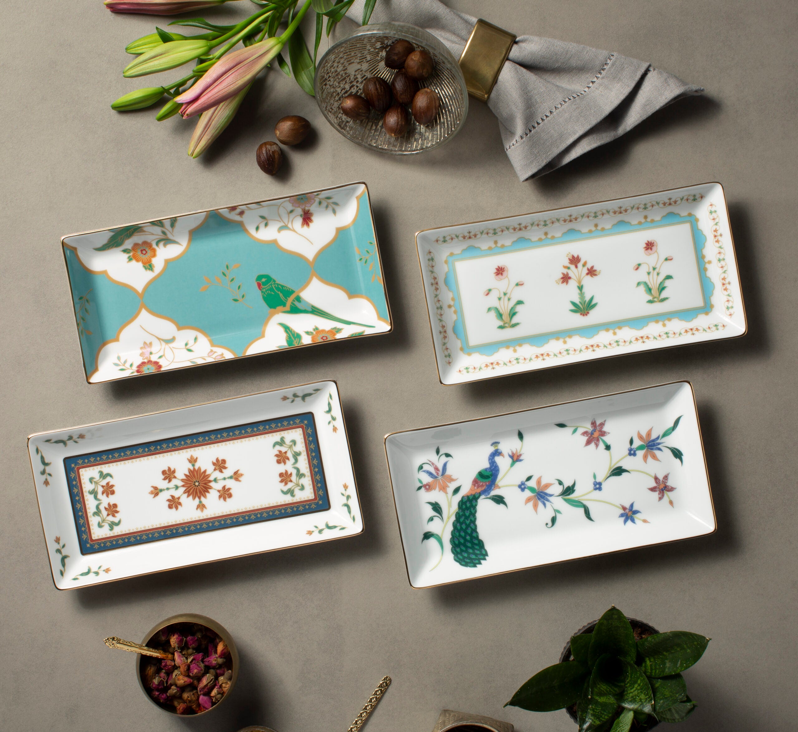 Noritake Rectangular Tray 24CM - Lodi's Morning