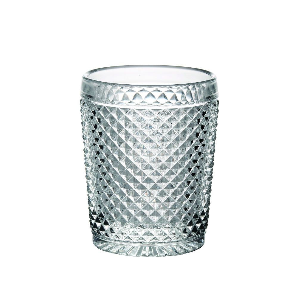 Vista Alegre Set with 4 Old Fashion - Bicos Clear