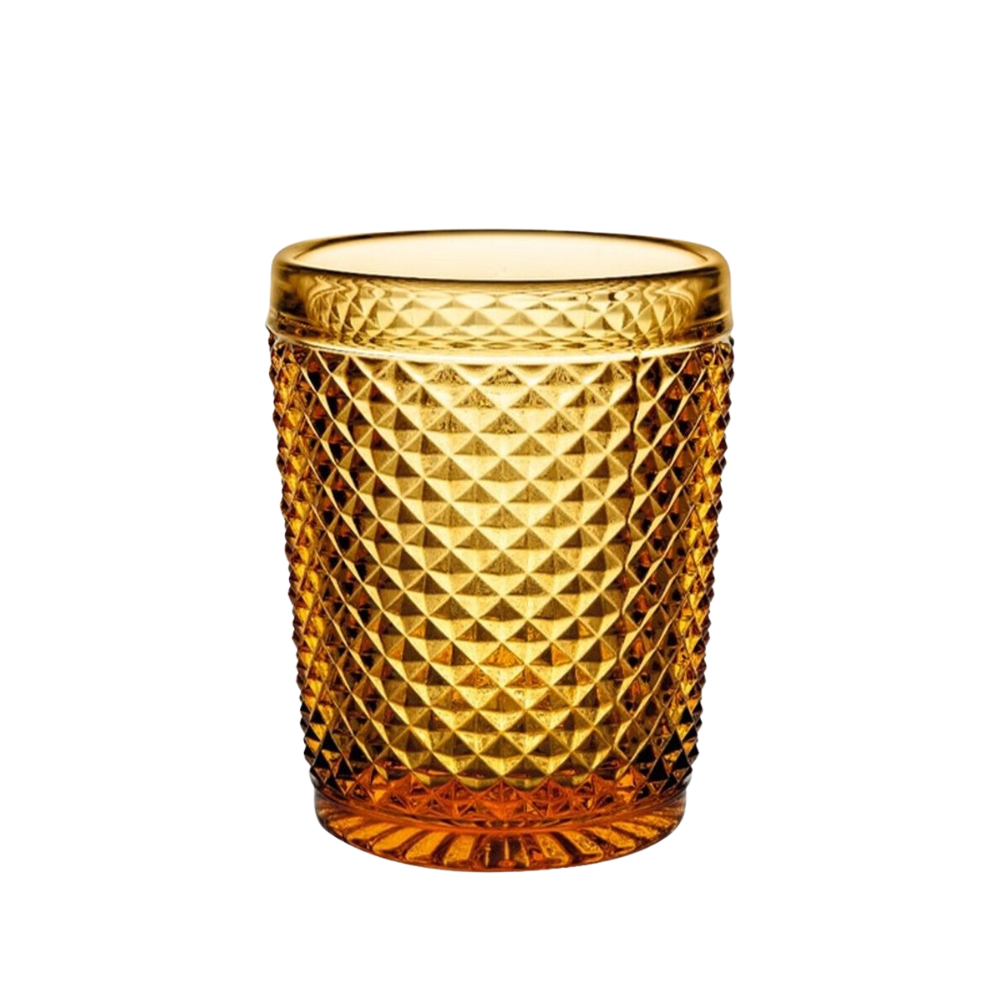 Vista Alegre Set with 4 Old Fashion - Bicos Ambar