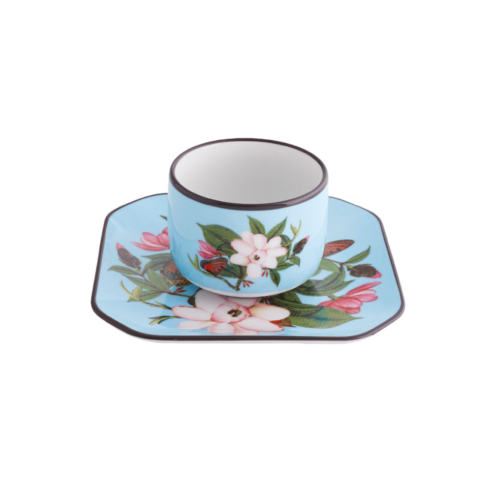 Vista Alegre Set 4 Tea Cups & Saucer - FÊTE VOS JEUX