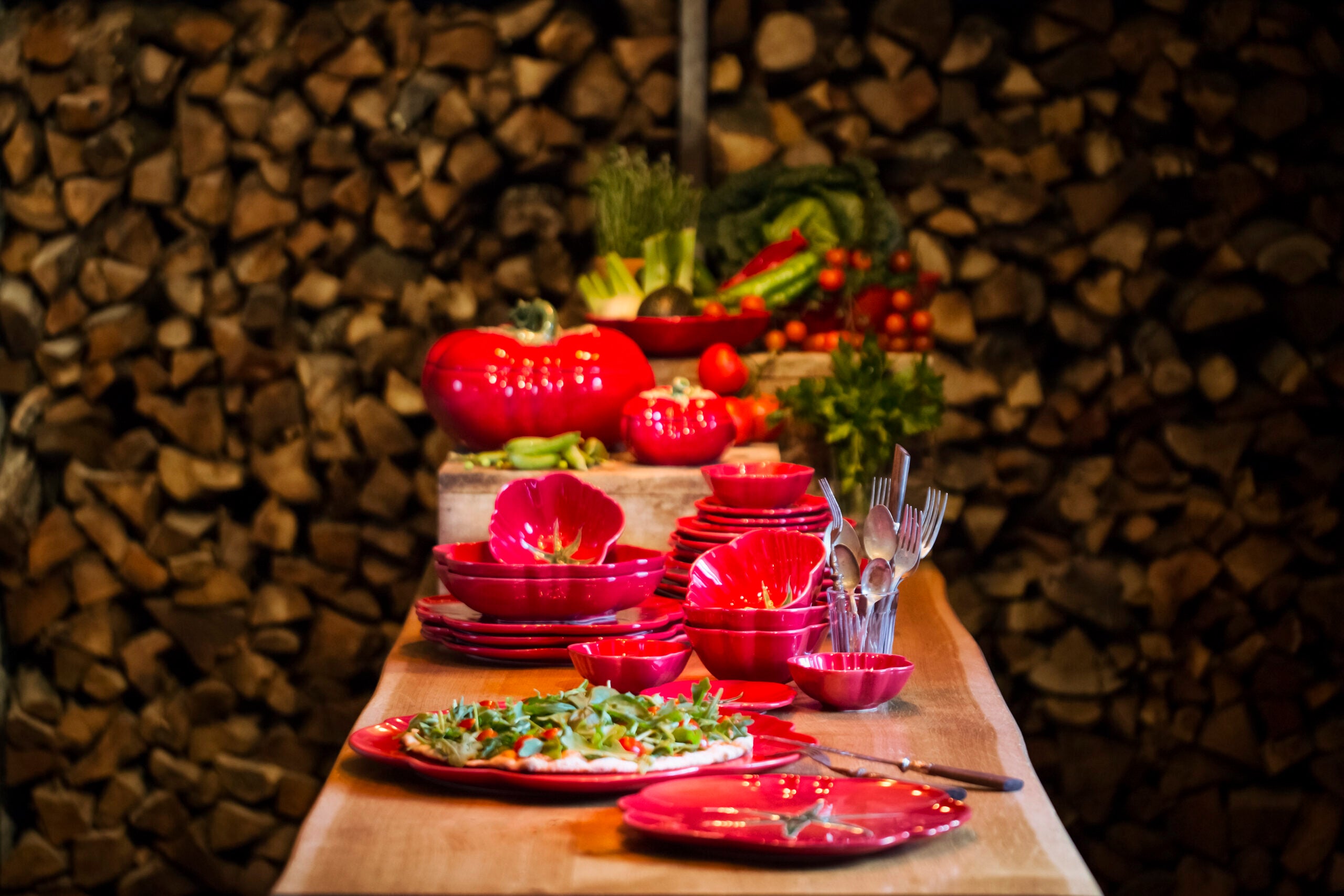 Bordallo Pinheiro Pasta Plate 25cm - Tomato