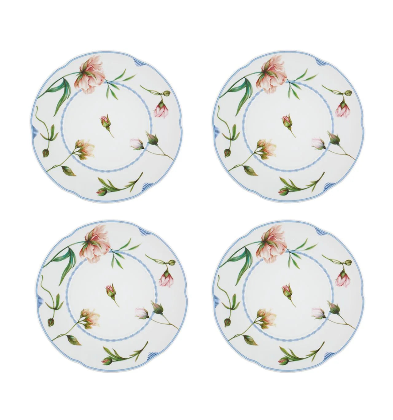 Vista Alegre Dessert Plates Set of 4 - Bridgerton