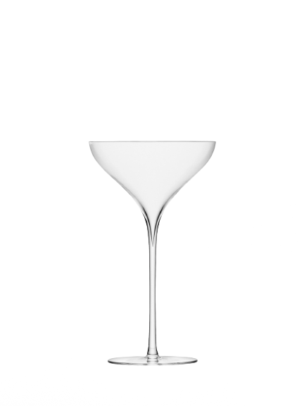 LSA International 2Pcs Set Savoy Champagne Saucer 250ML - Platinum