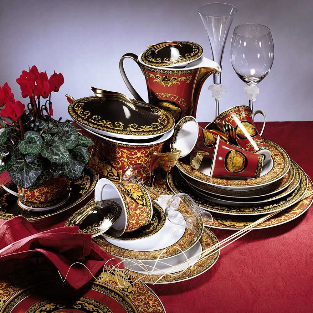 22Cm Plate-Versace Medusa