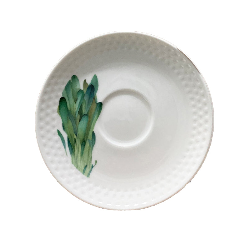 Noritake Tea Saucer 14.9Cm-Kyoka Shunsai Wild Mustard