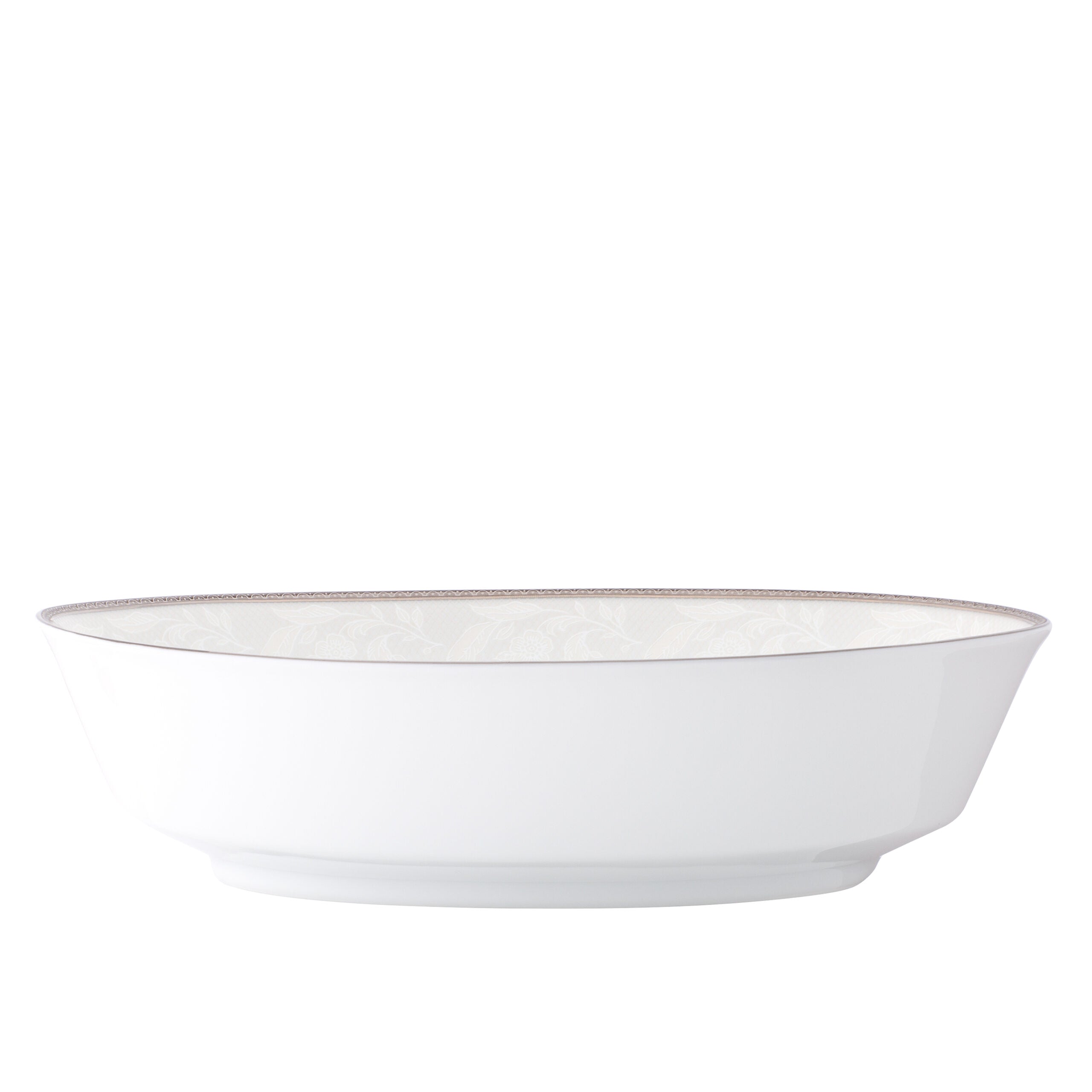 Noritake 96Pcs Dinner & Tea Set for 12 Person - Flanders Platinum