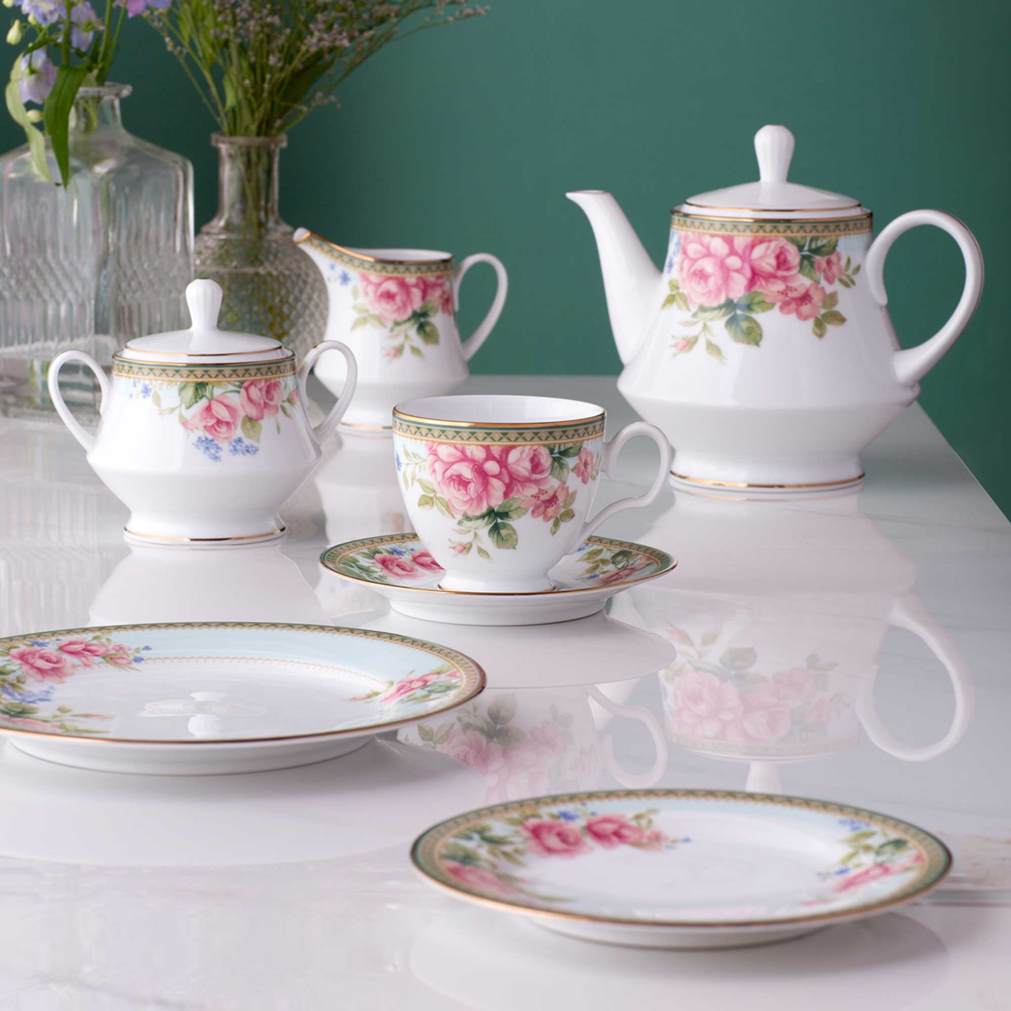 Noritake Mug - Rosa Basket