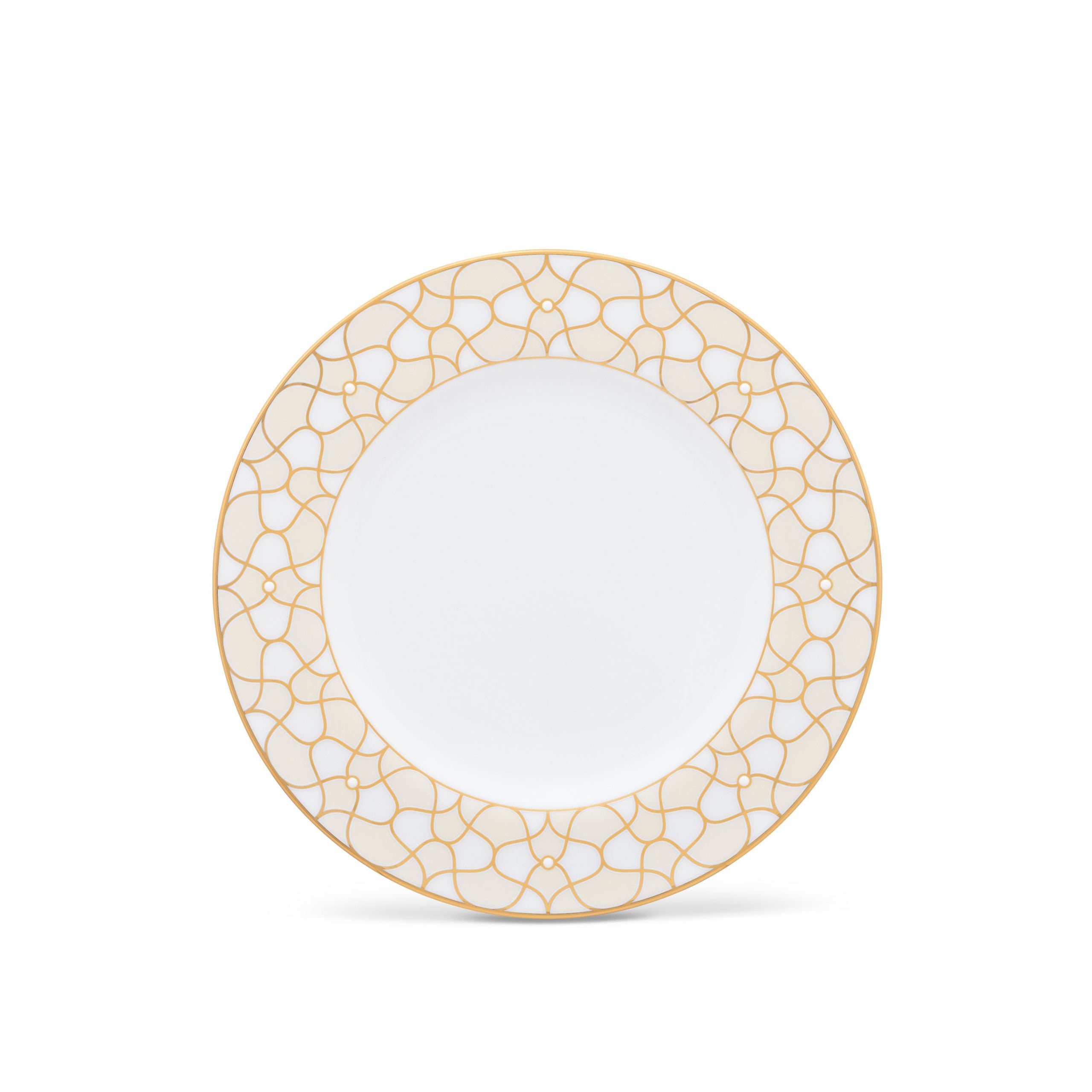 Noritake 96Pcs Dinner & Tea Set for 12 Person - Ripple Gold