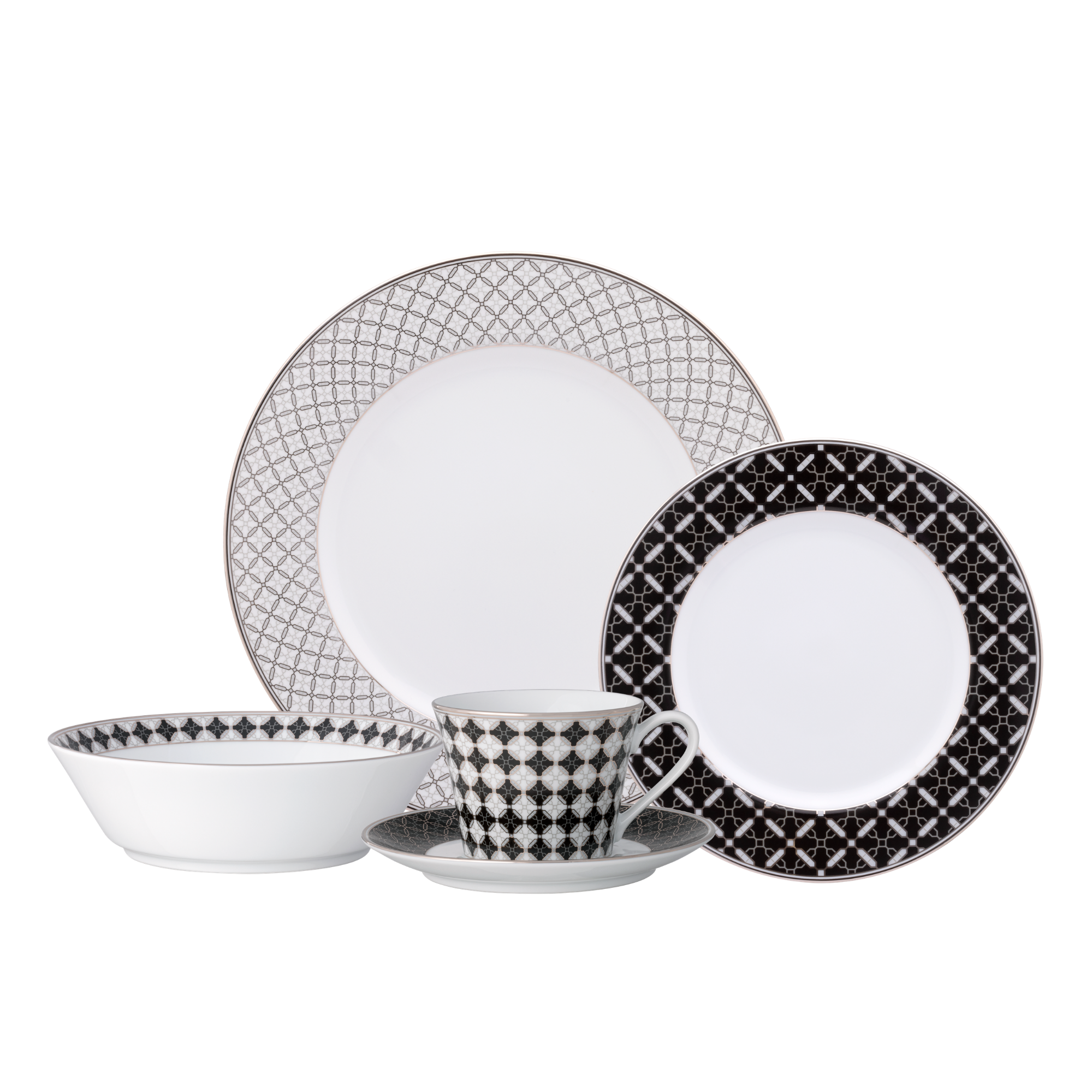 Noritake 20Pcs Dinner Set for 4 Person with Salad Plate - City Table