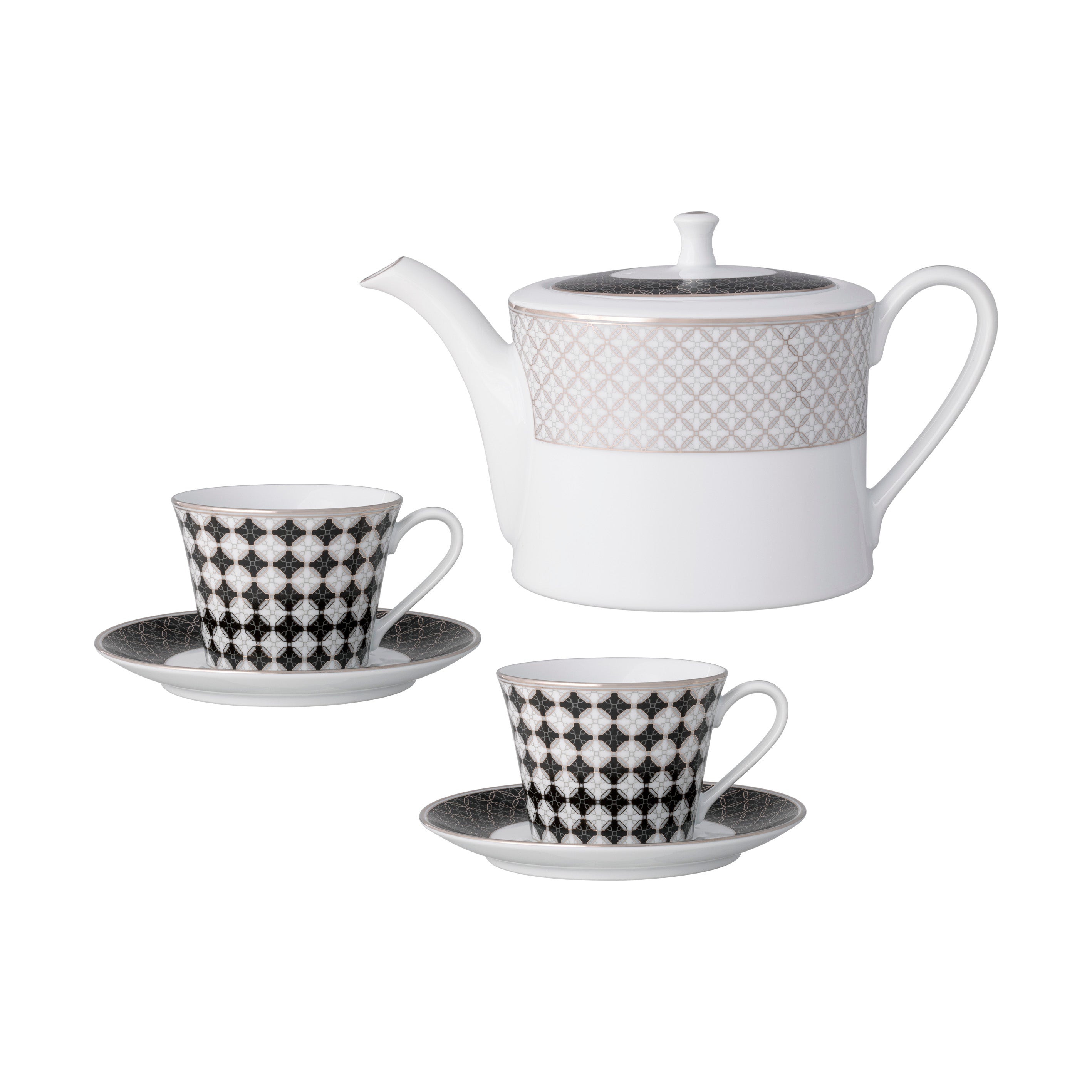 Noritake 6pcs Tea for Two Set - City Table