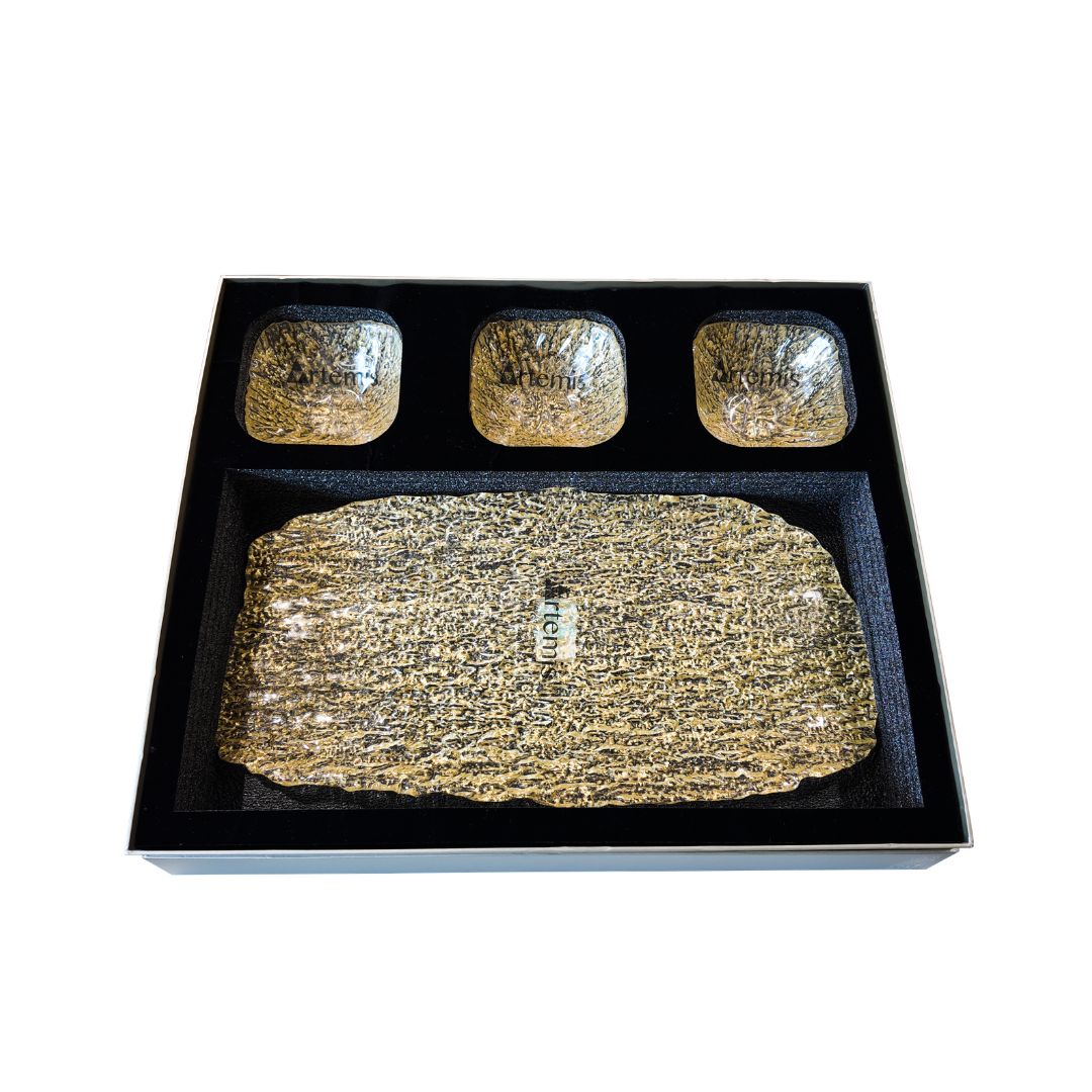 4-Piece Anna Antiques Gold Folio Gift Set