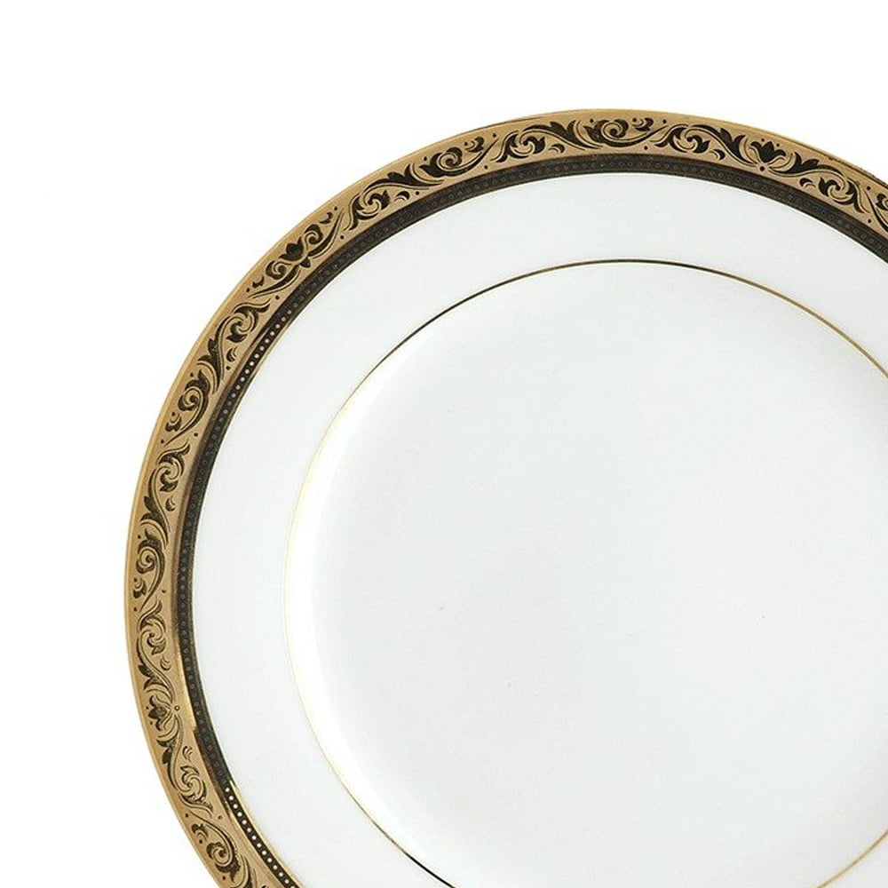 Noritake 33Pcs Dinner Set with Teapot for 6 Person - Regent Gold
