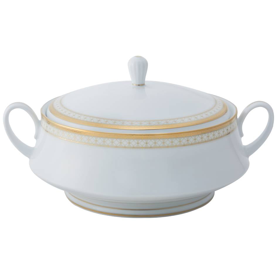 Noritake 96Pcs Dinner & Tea Set for 12 Person - Rochester Gold