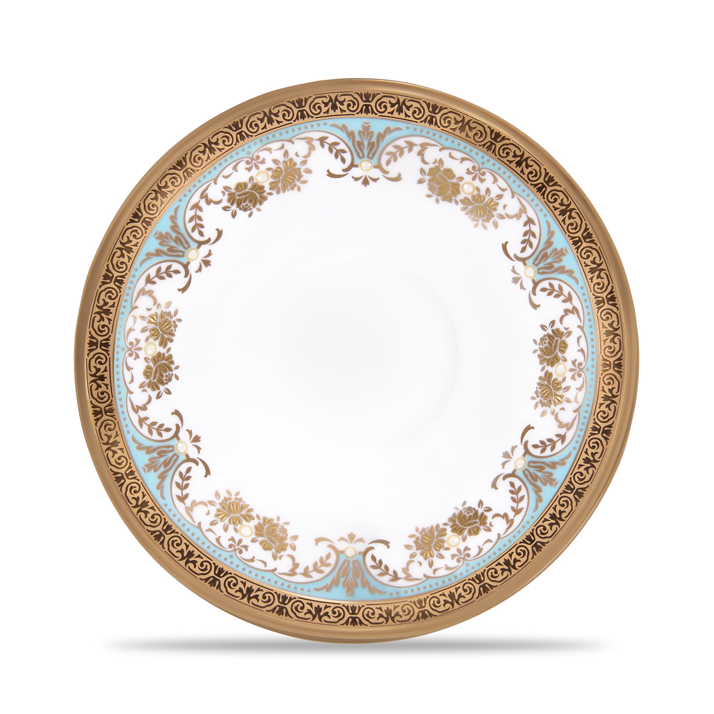 Noritake 96 Pcs Dinner & Tea Set for 12 Person - Georgian Turquise