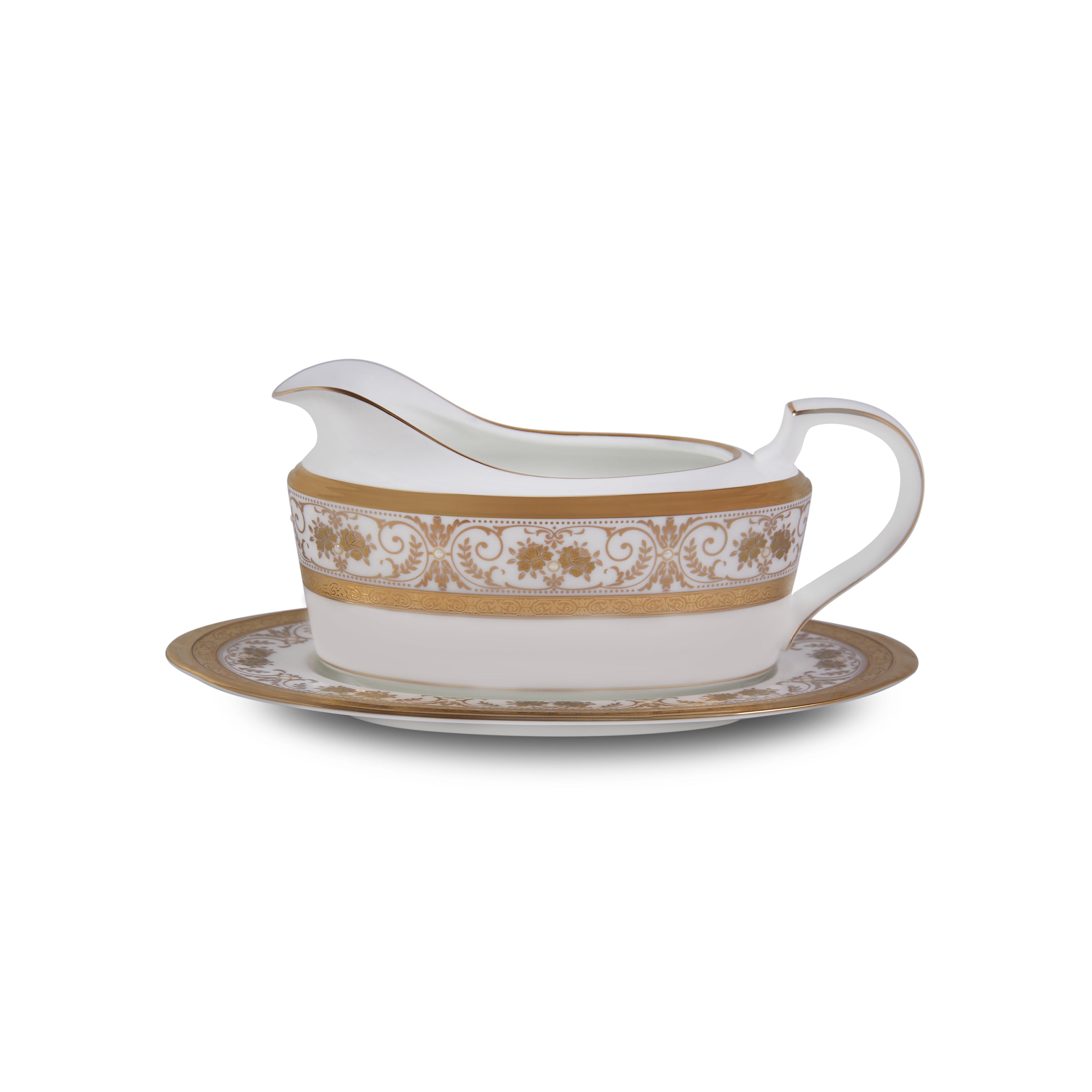 Noritake 96 Pcs Dinner & Tea Set for 12 Person - Georgian Palace