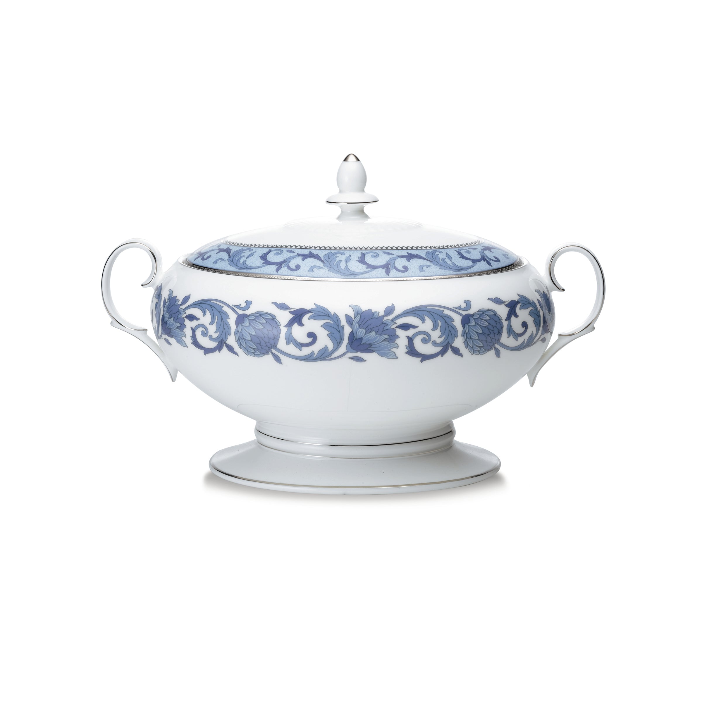 Noritake 96Pcs Dinner & Tea Set for 12 Person - Sonnet in Blue