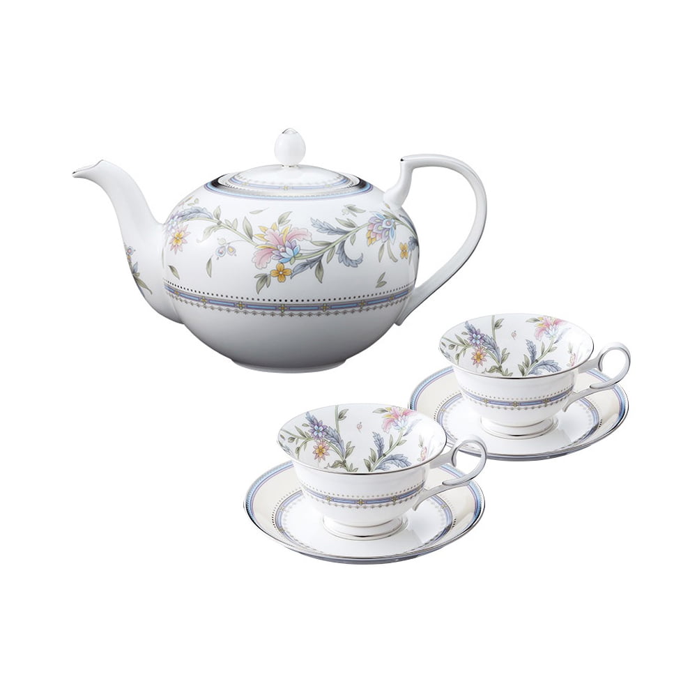 Noritake 6pcs Tea for two Set - Jardin Fleuri
