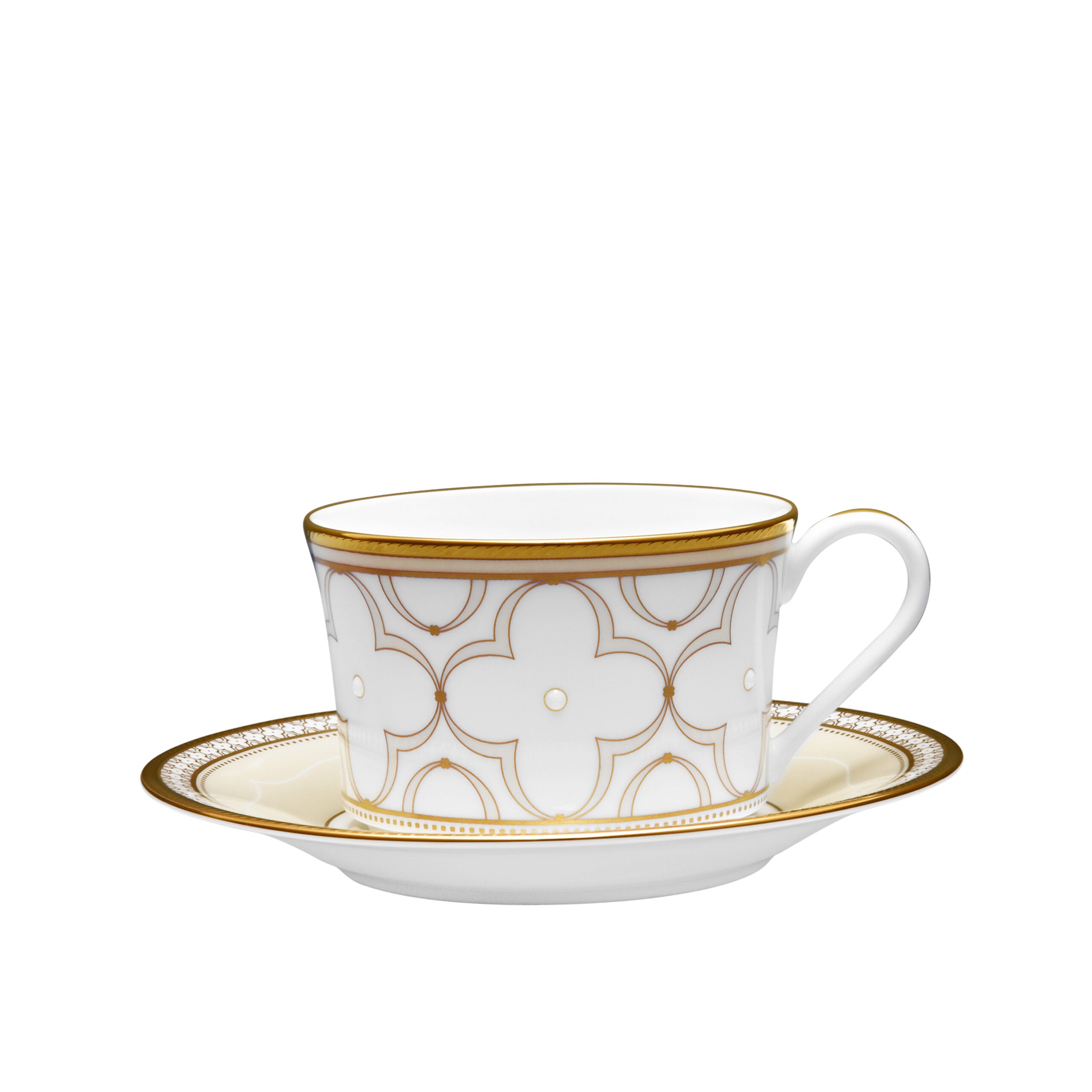 Noritake 20Pcs Dinner Set (Accent Plate) For 4 Person-Trefolio Gold