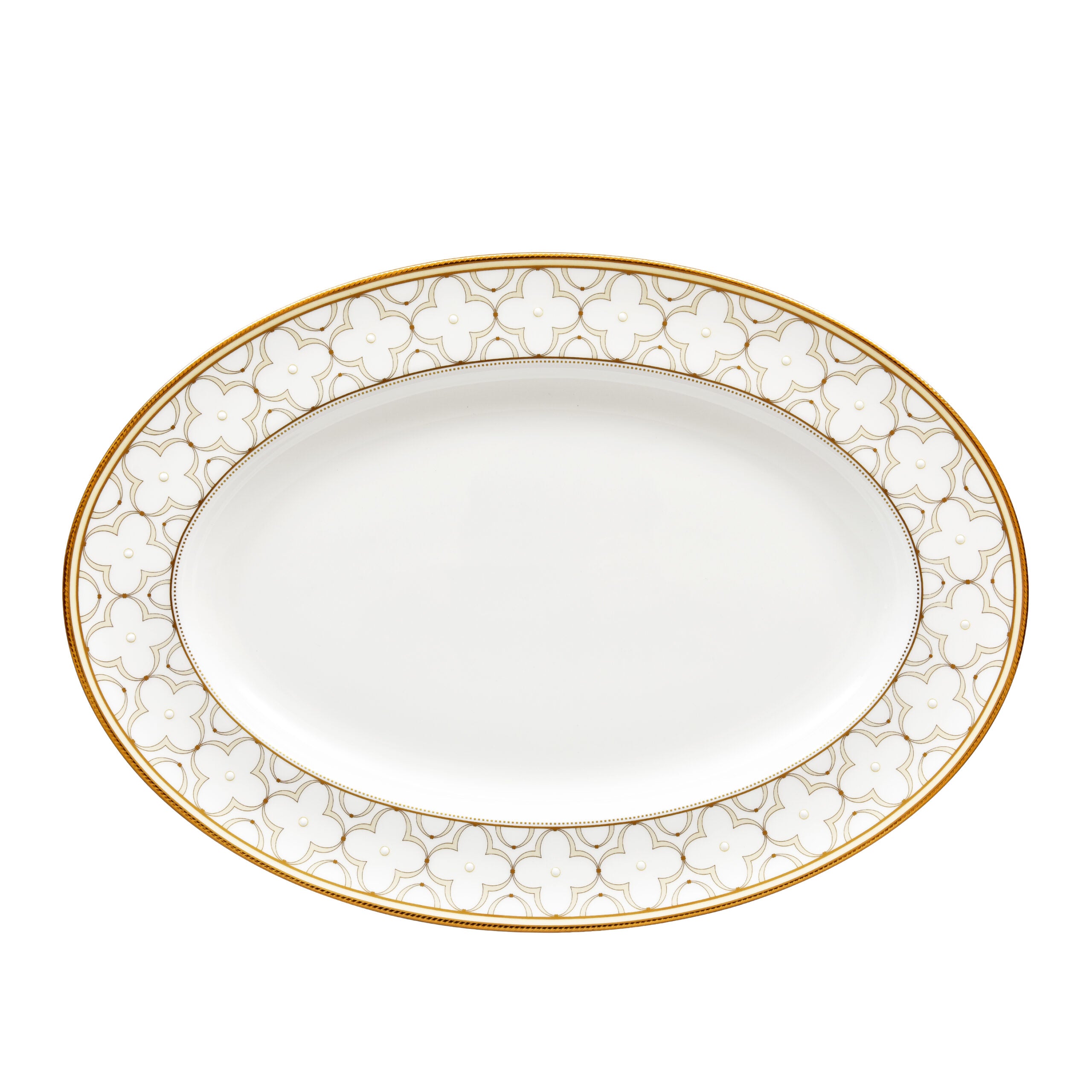 Noritake 47Pcs Dinner & Tea Set for 8 Person - Trefolio Gold