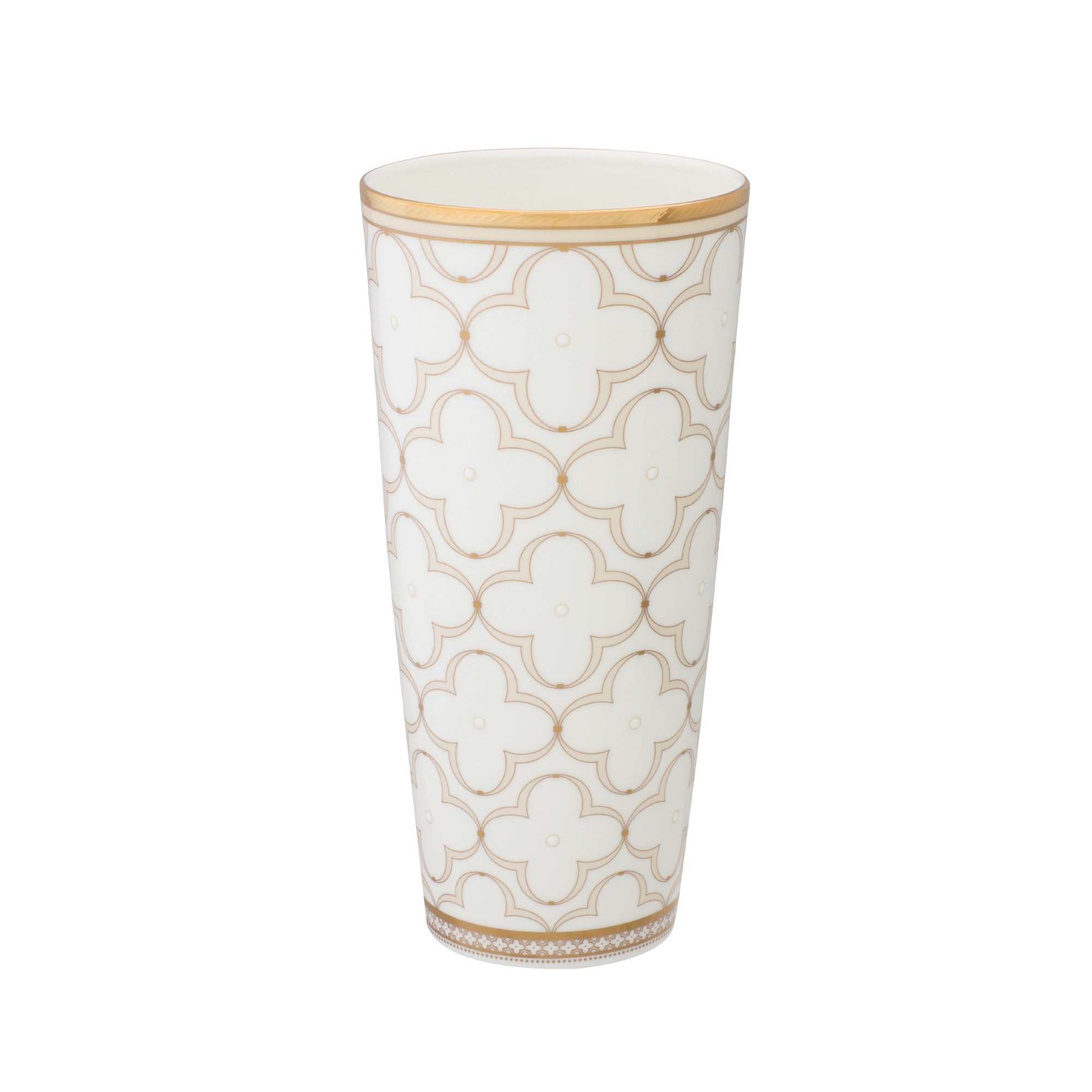 Noritake Round Vase _ Trefolio Gold
