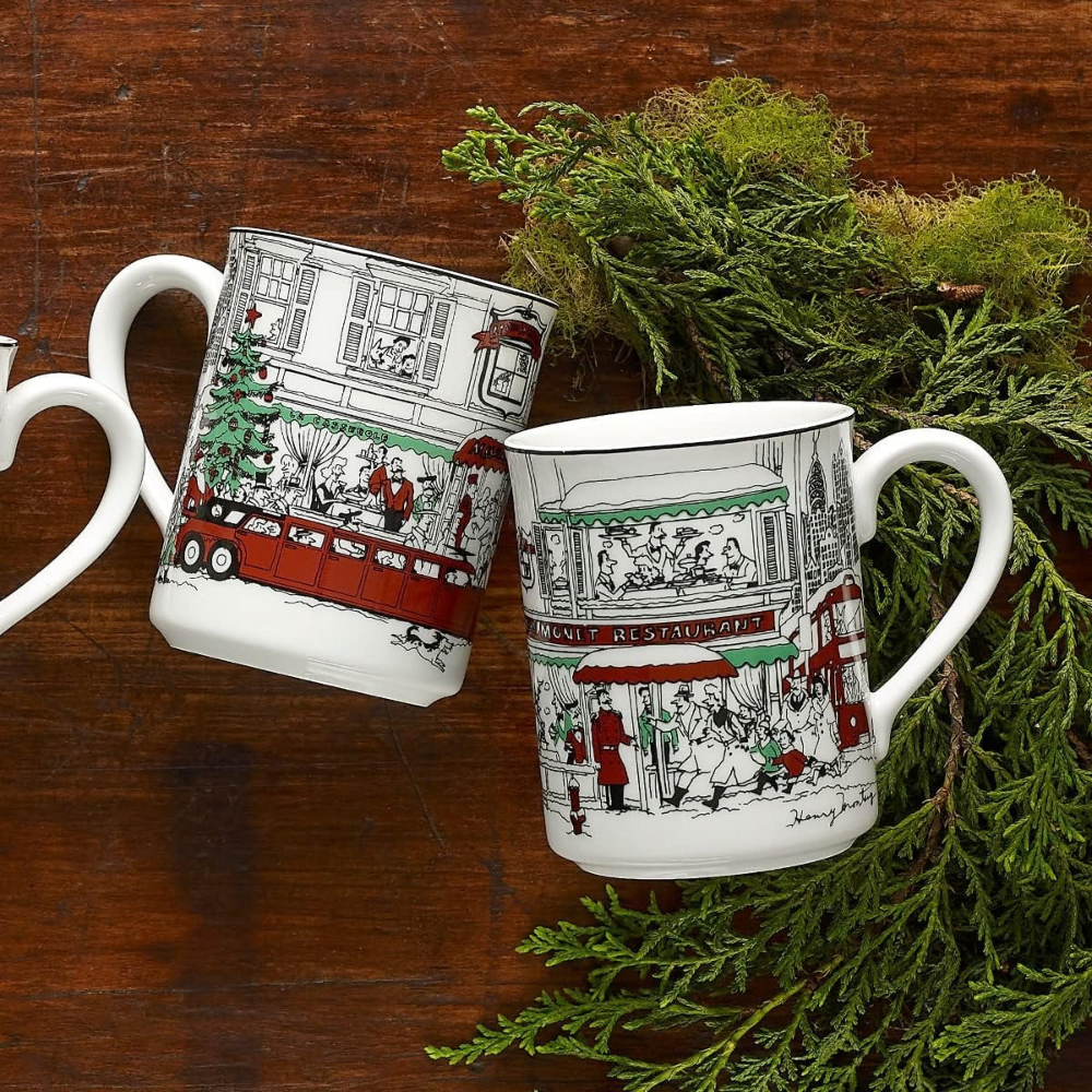 Noritake 4Pcs Holiday Mug 350ML Set-Le Restaurant X'Mas