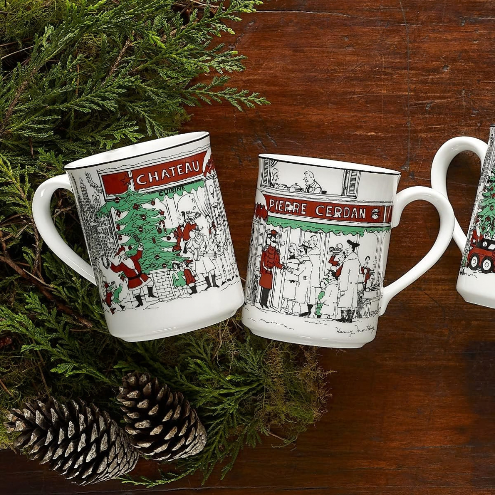 Noritake 4Pcs Holiday Mug 350ML Set-Le Restaurant X'Mas