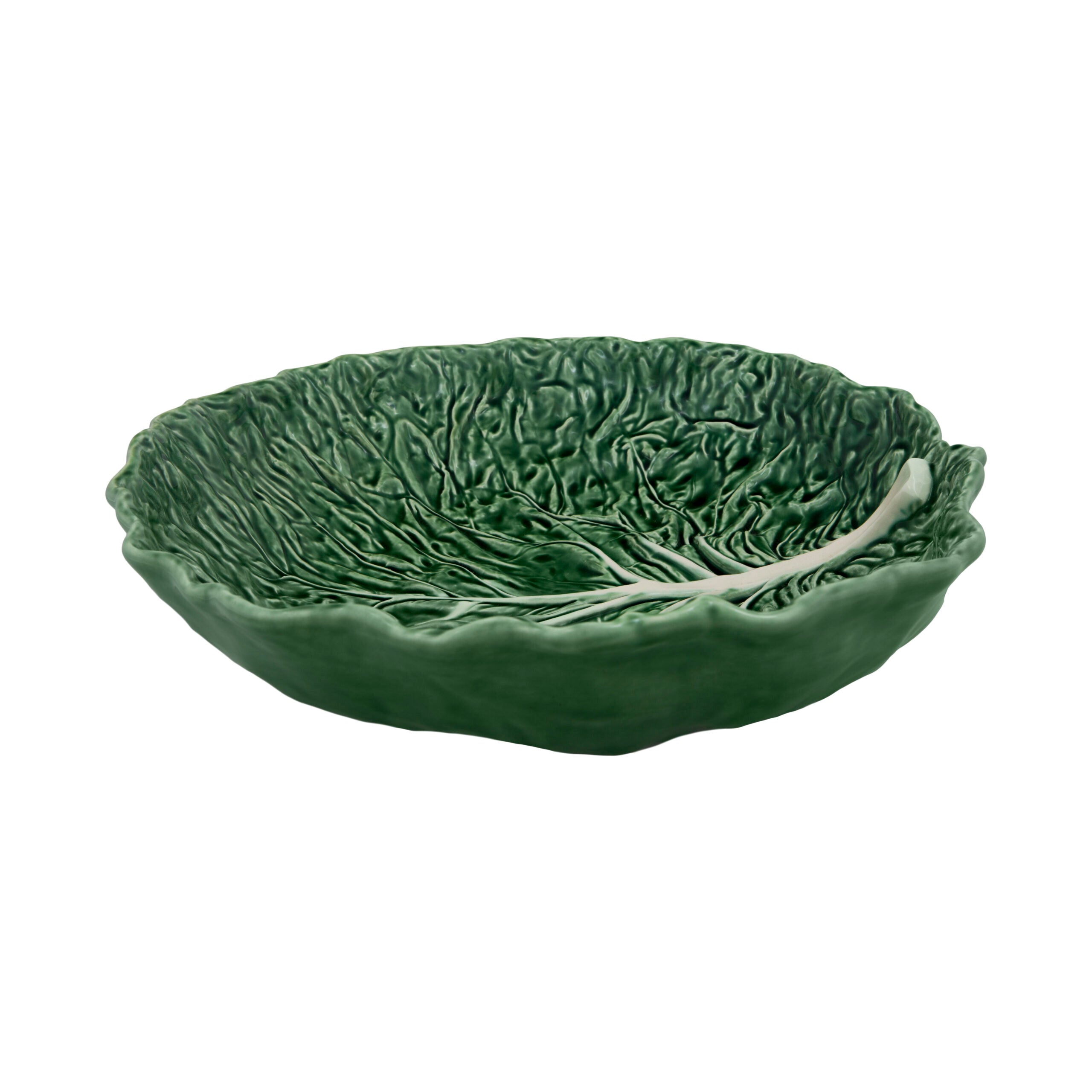 [PRE ORDER] Bordallo Pinheiro Large Salad Bowl 40cm – Natural Cabbage