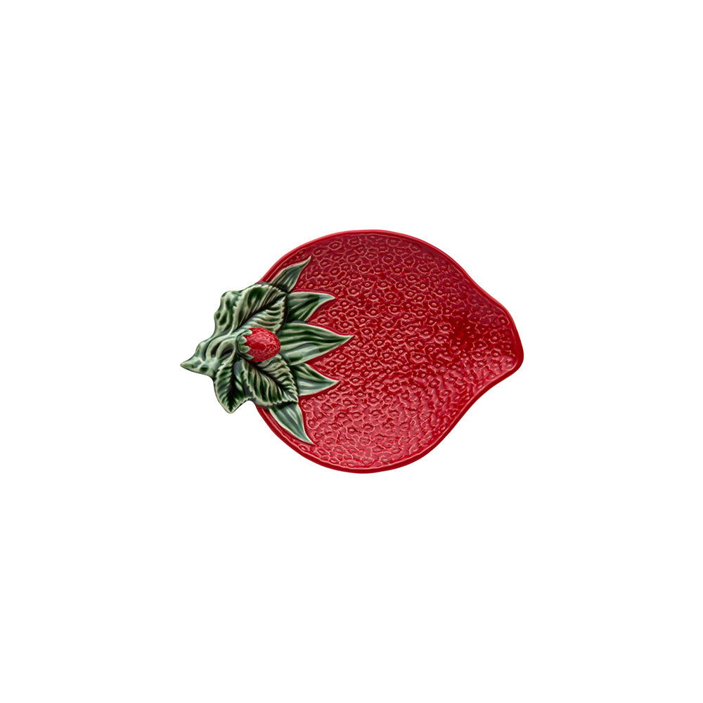 Bordallo Pinheiro Olive Dish Plate - Strawberries 21cm