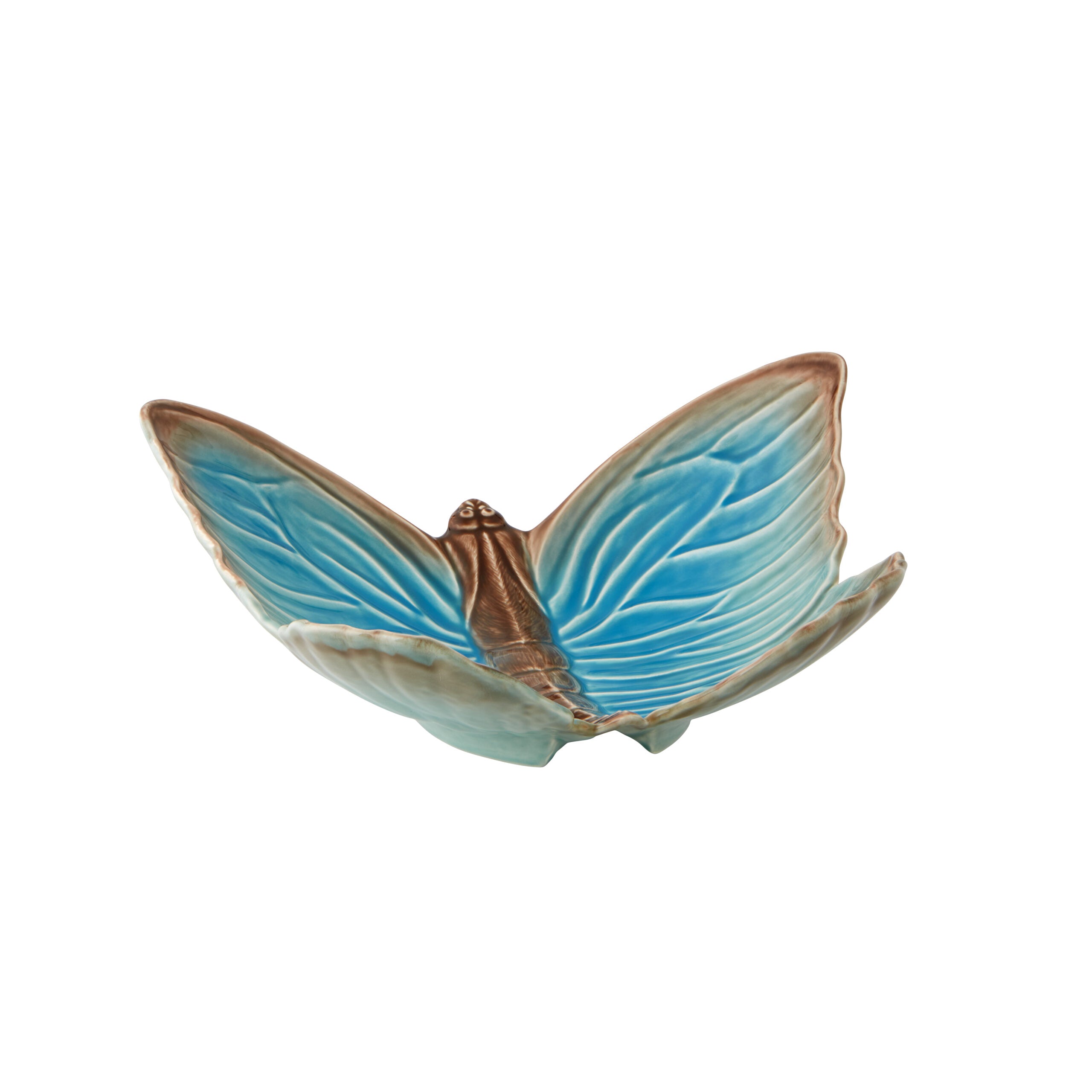 Bordallo Pinheiro Fruit Bowl 41cm - Cloudy Butterflies