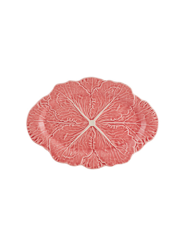Bordallo Pinheiro Oval Platter 37.5cm - Cabbage Rose
