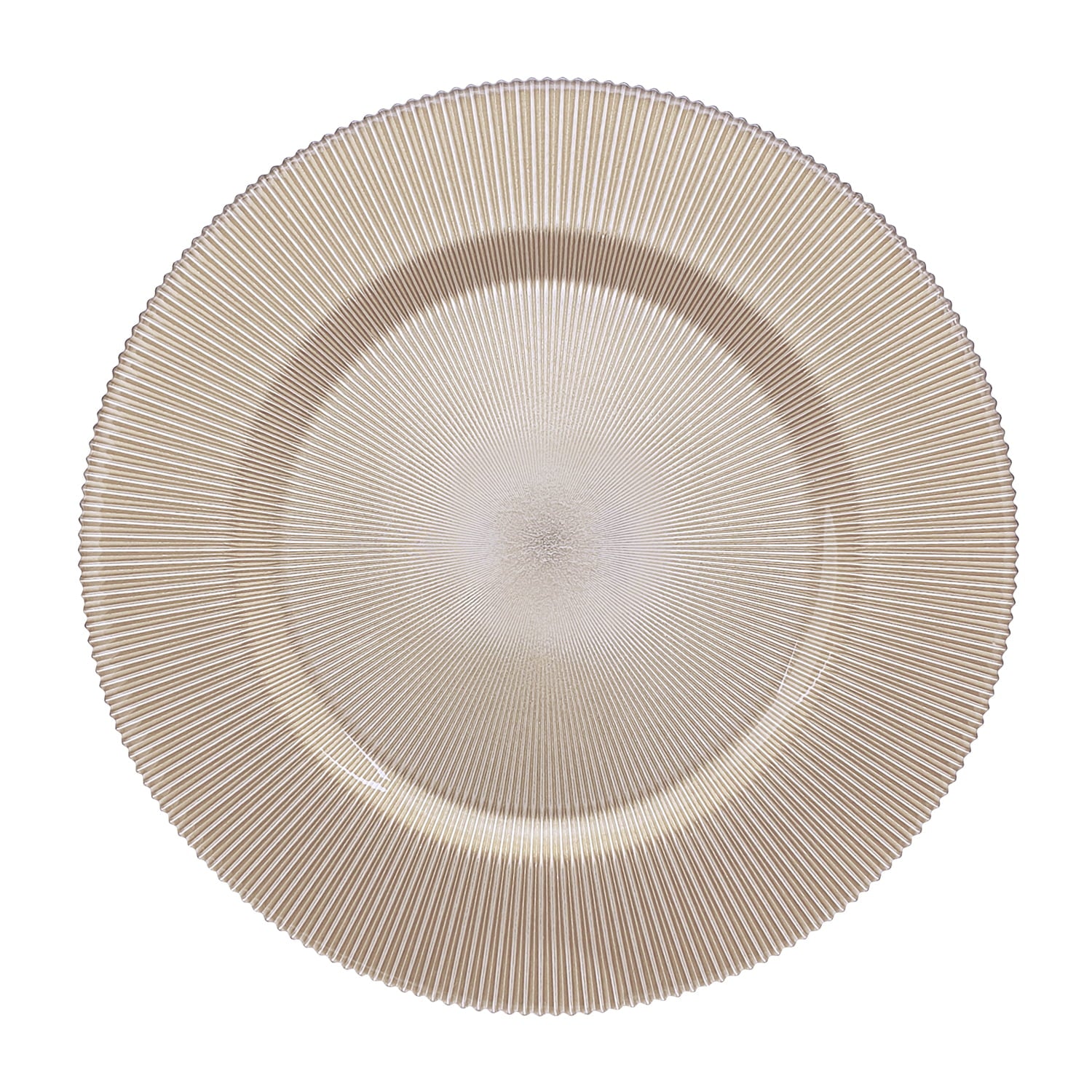 Artemis Charger Plate 33Cm Round - Seashell Champagne