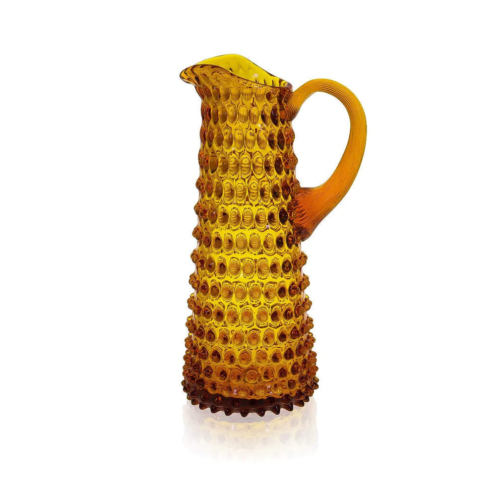 Klimchi Hobnail Jug Tall 1000ML (AMBER)