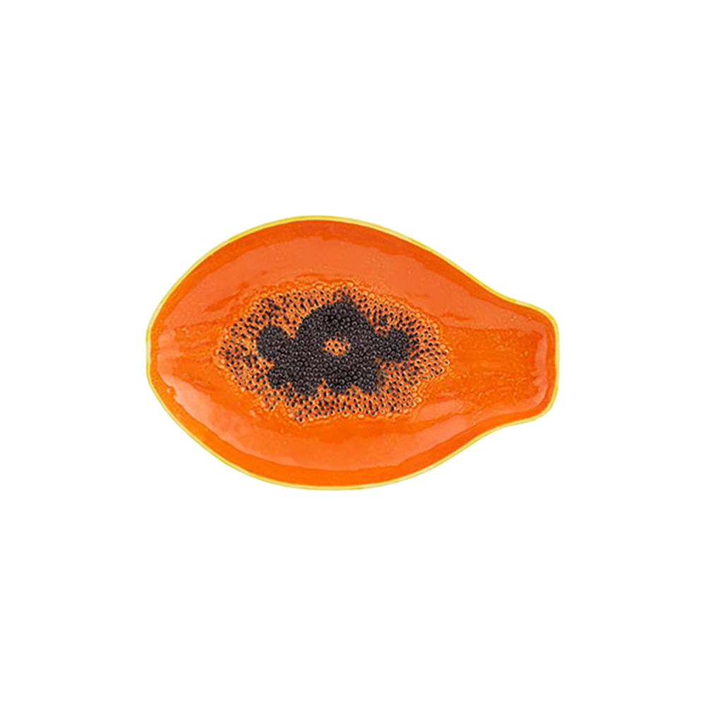 Bordallo Pinheiro Platter Papaya - Tropical Fruits