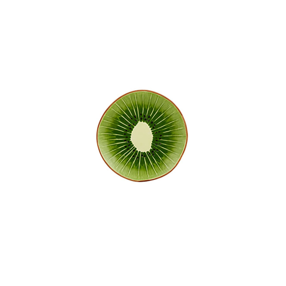 Bordallo Pinheiro Dessert Plate Kiwi-Tropical Fruits