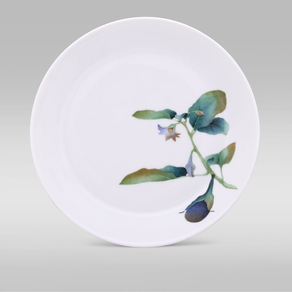 Noritake Plate 9.8cm - Kyoka Shunsai Egg Plant