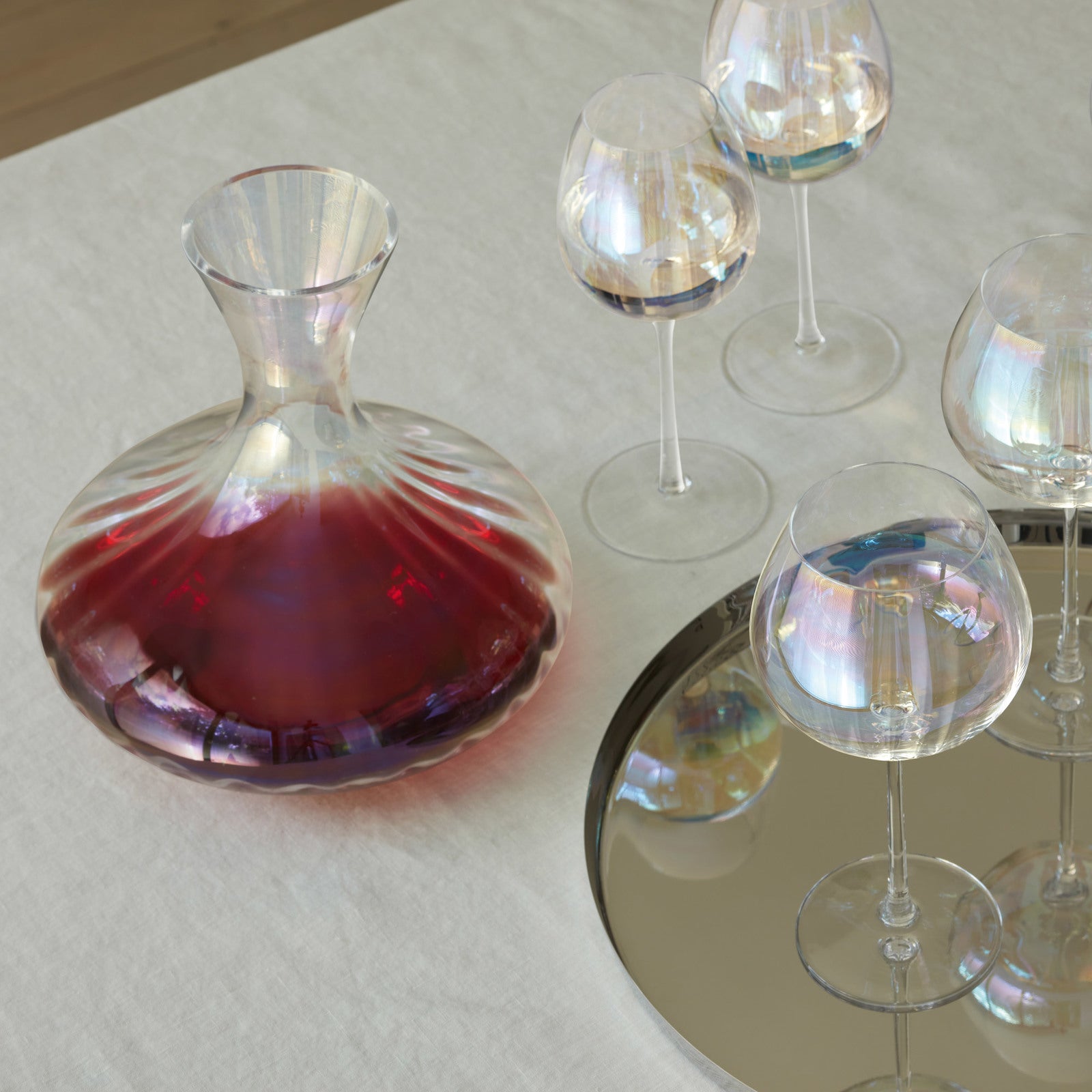 LSA International Red Wine Glass 460ML x4 - Pearl