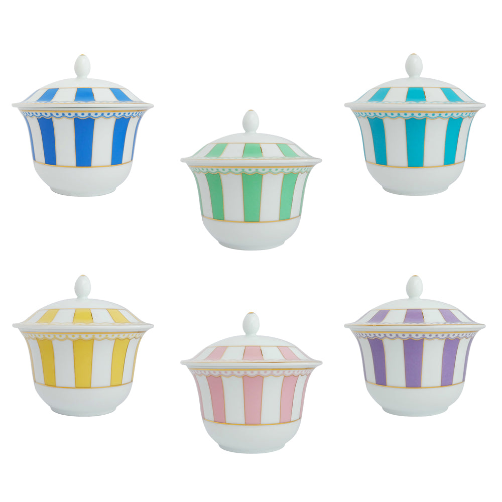 Noritake Carnivale Yellow Sweet Container