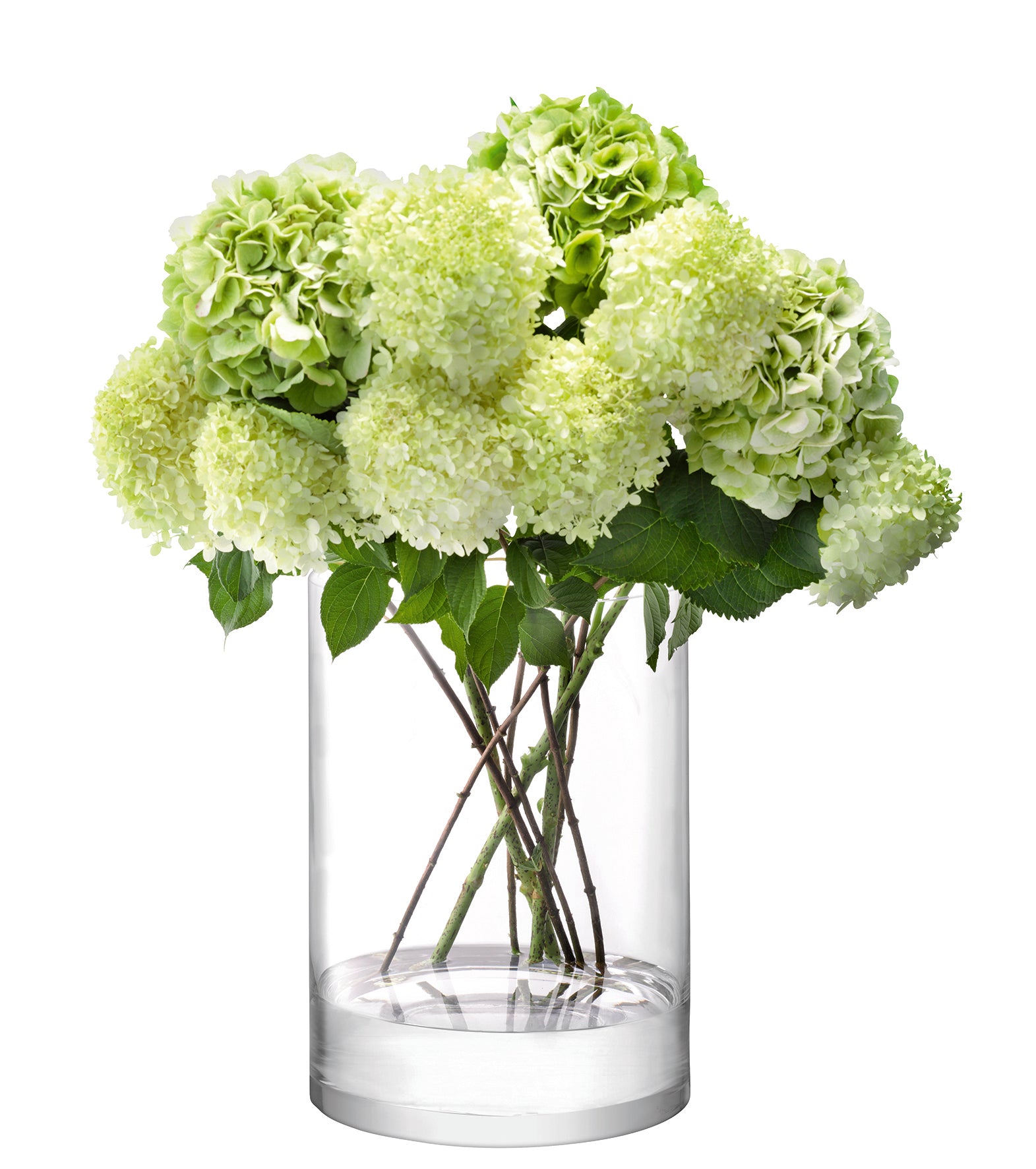 COLUMN VASE/CANDLEHOLDER H40 X Ø30CM CLEAR