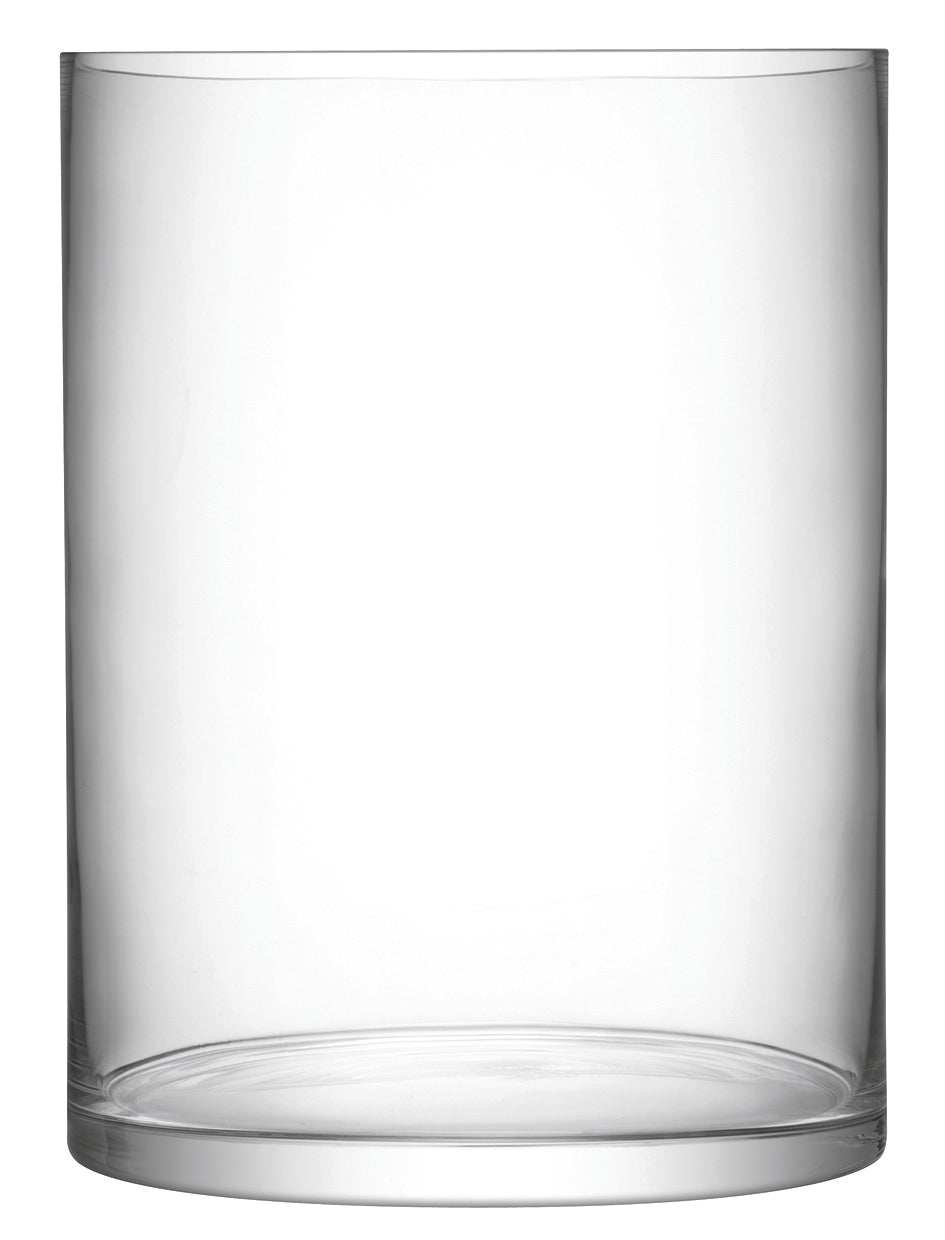COLUMN VASE/CANDLEHOLDER H40 X Ø30CM CLEAR