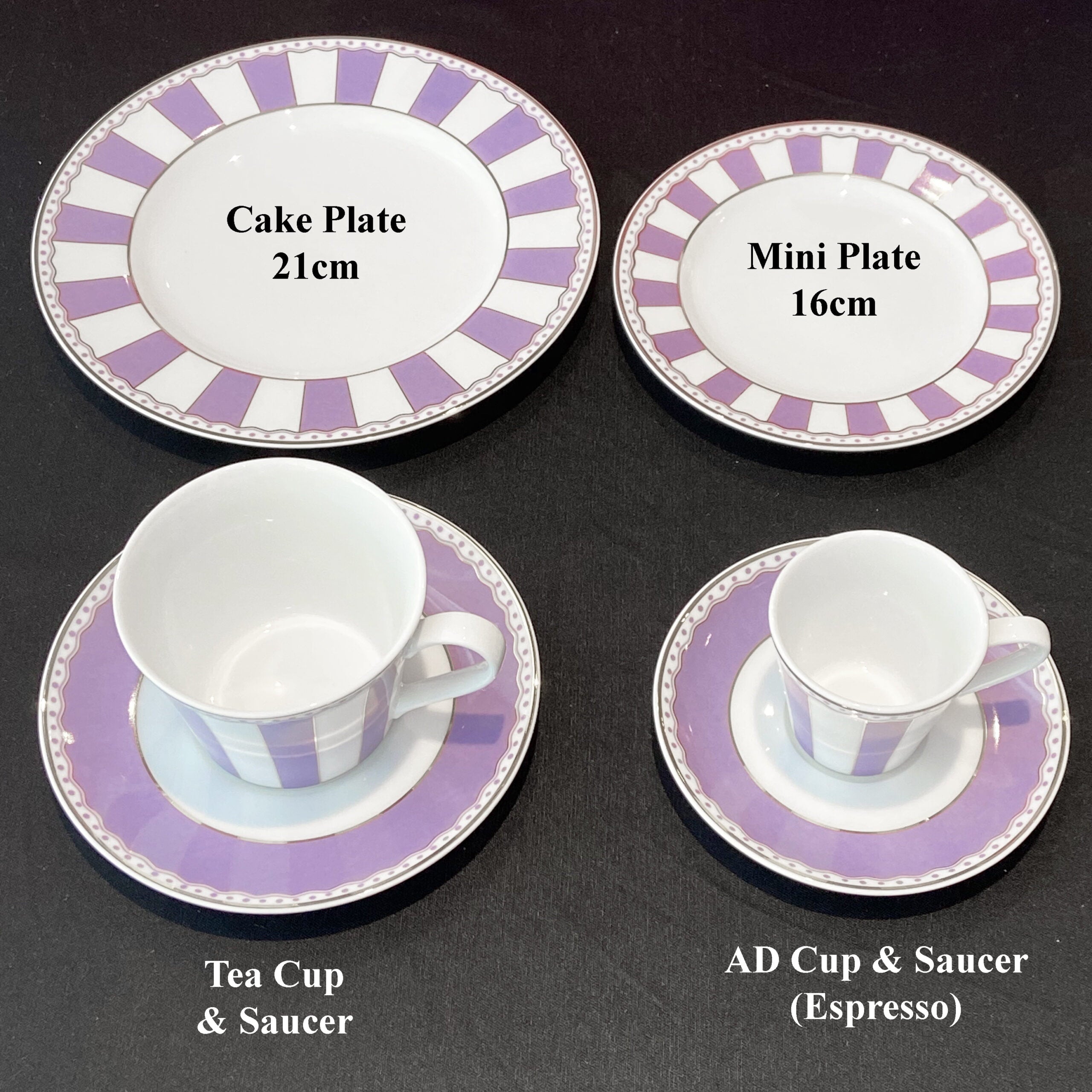 Noritake Carnivale Light Blue 2Pcs Mini Plate 16Cm