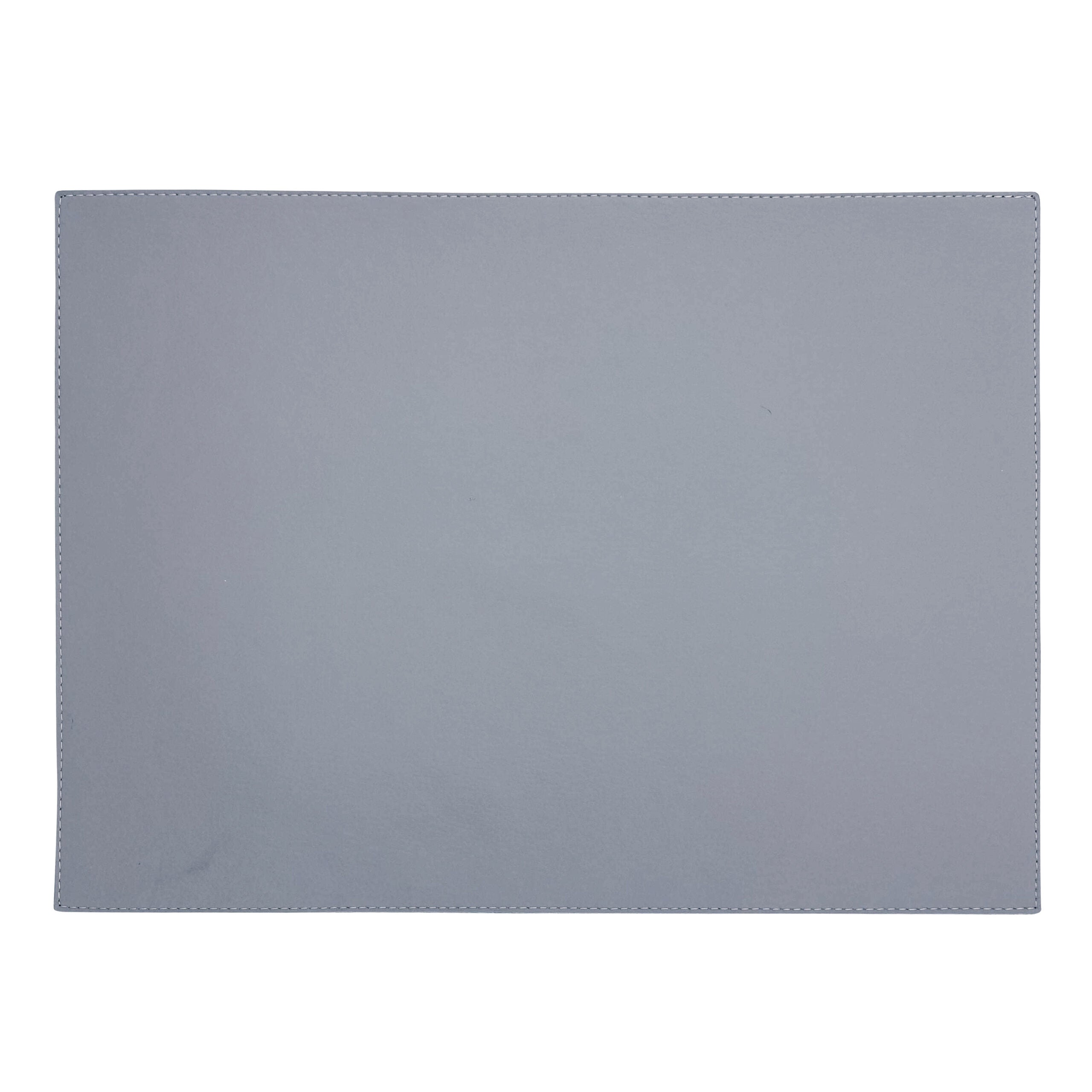 Artemis 2 Colors Placemat Rectangular - Natural Linen Anthrazit &amp; Dolaro Grey