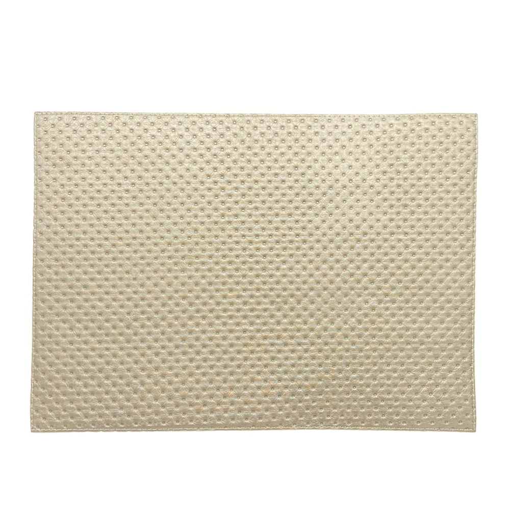 Deria 2 Colors Placemat - Punto White &amp; Stone