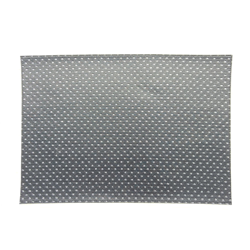 Artemis 2 Colors Placemat - Punto Black Silver &amp; White Silver Glitter Points