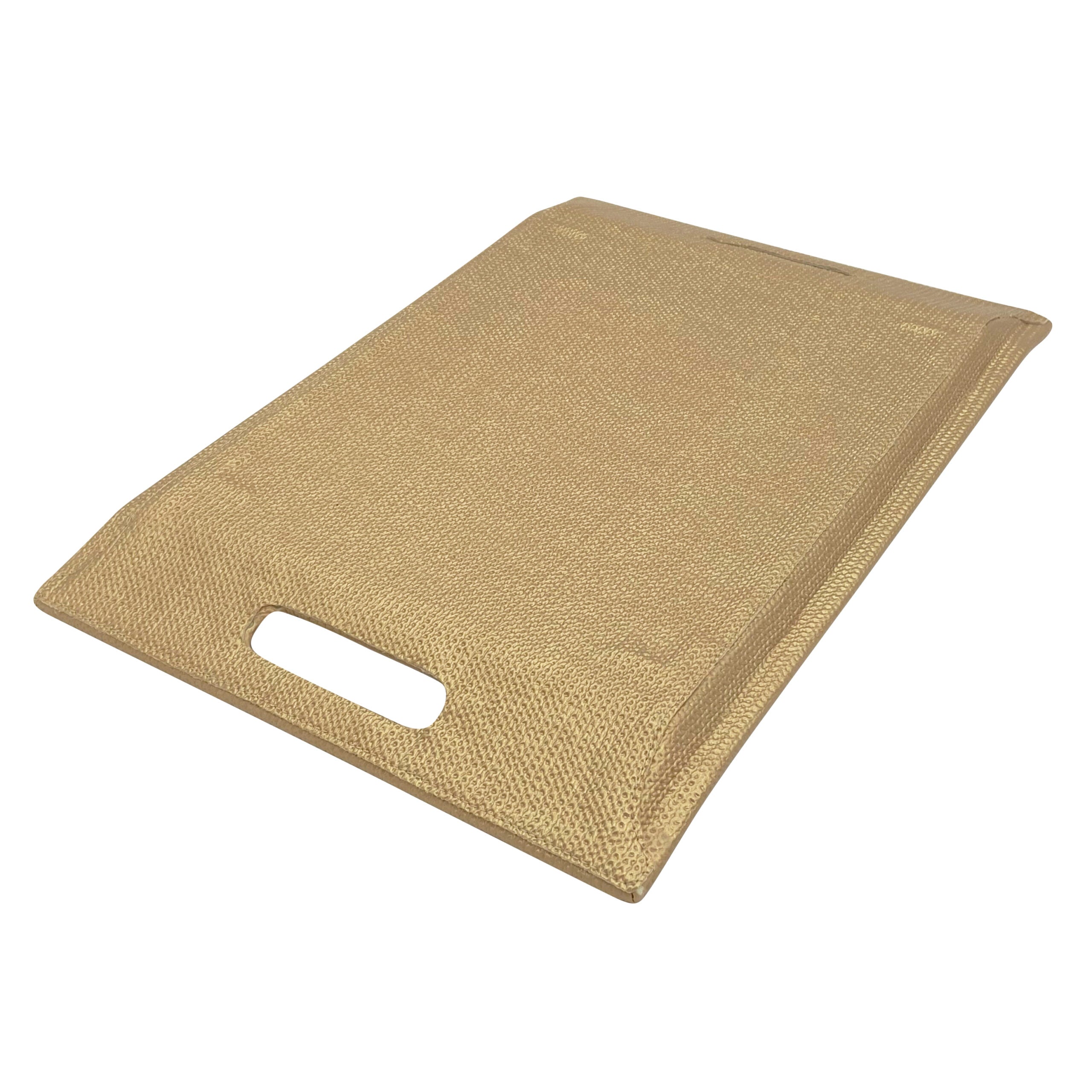 TRAY WITH HANDLE - LARGE - CHAIN GOLD