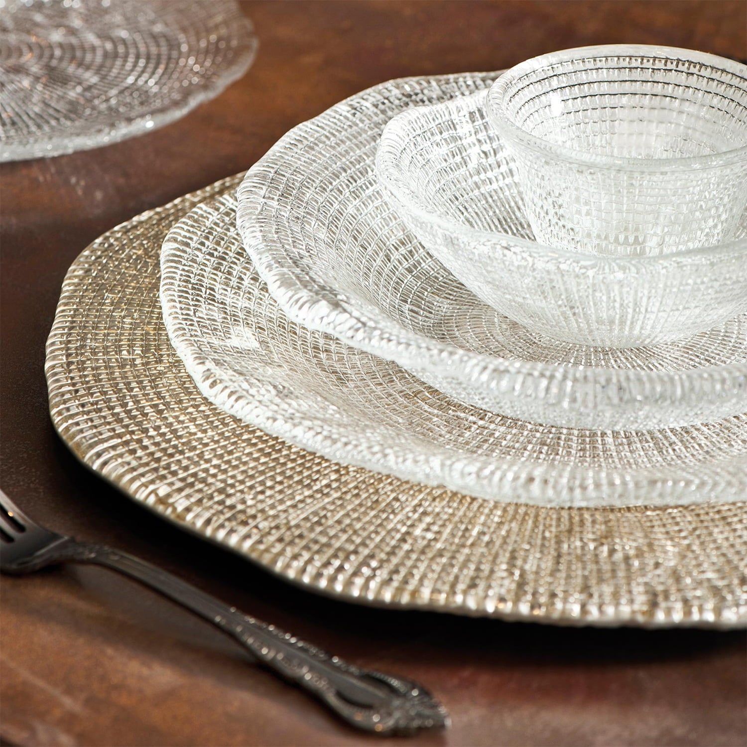 IVV Diamante Large Bowl 33cm - Clear