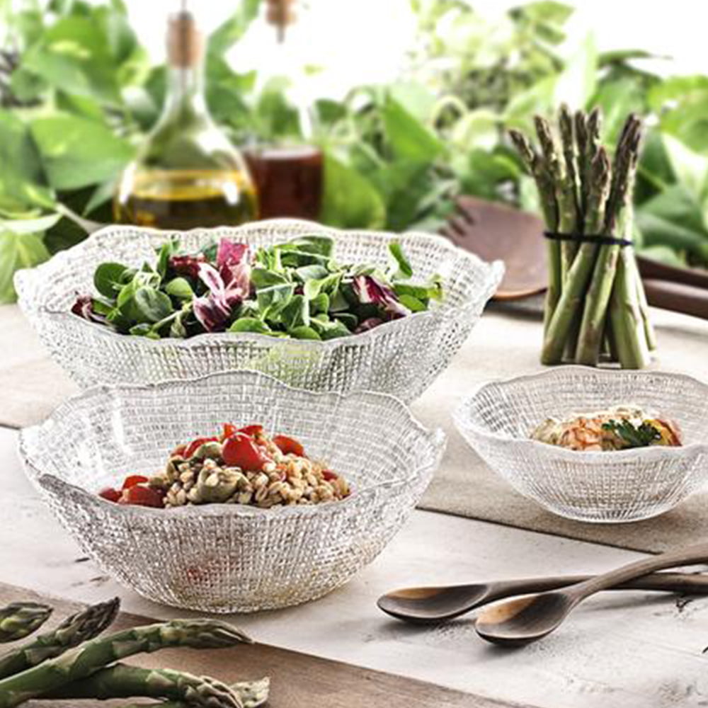 IVV Diamante Individual Bowl - Beige Chrome Decoration